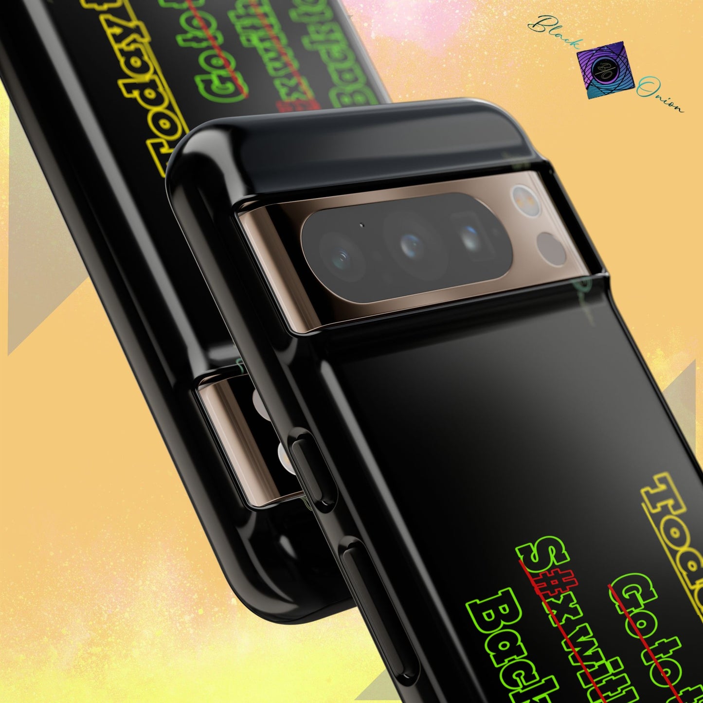 BlackOnion Brand New Phone Case - with Motivational Workout Motif’Today To Do List V2 ‘💪🔥🫵