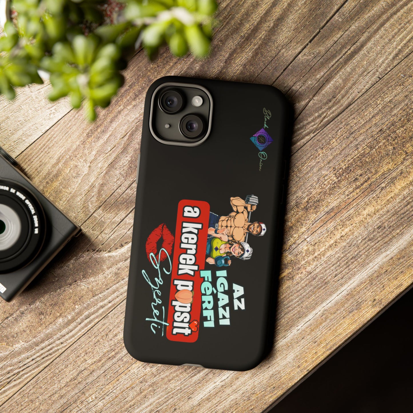 BlackOnion Brand New Phone Case - with Motivational Workout Motif ‘Az igazi férfi ‘💪🔥🫵