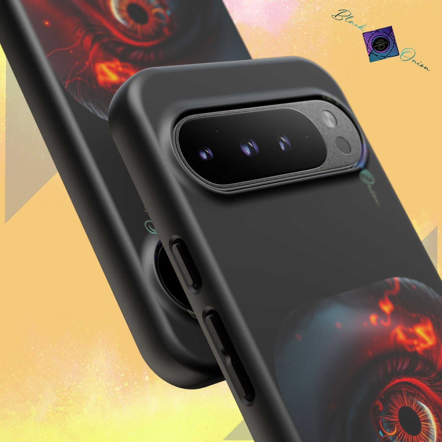 BlackOnion Brand New Phone Case - with Motivational Workout Motif ’Feel your power ‘💪🔥🫵