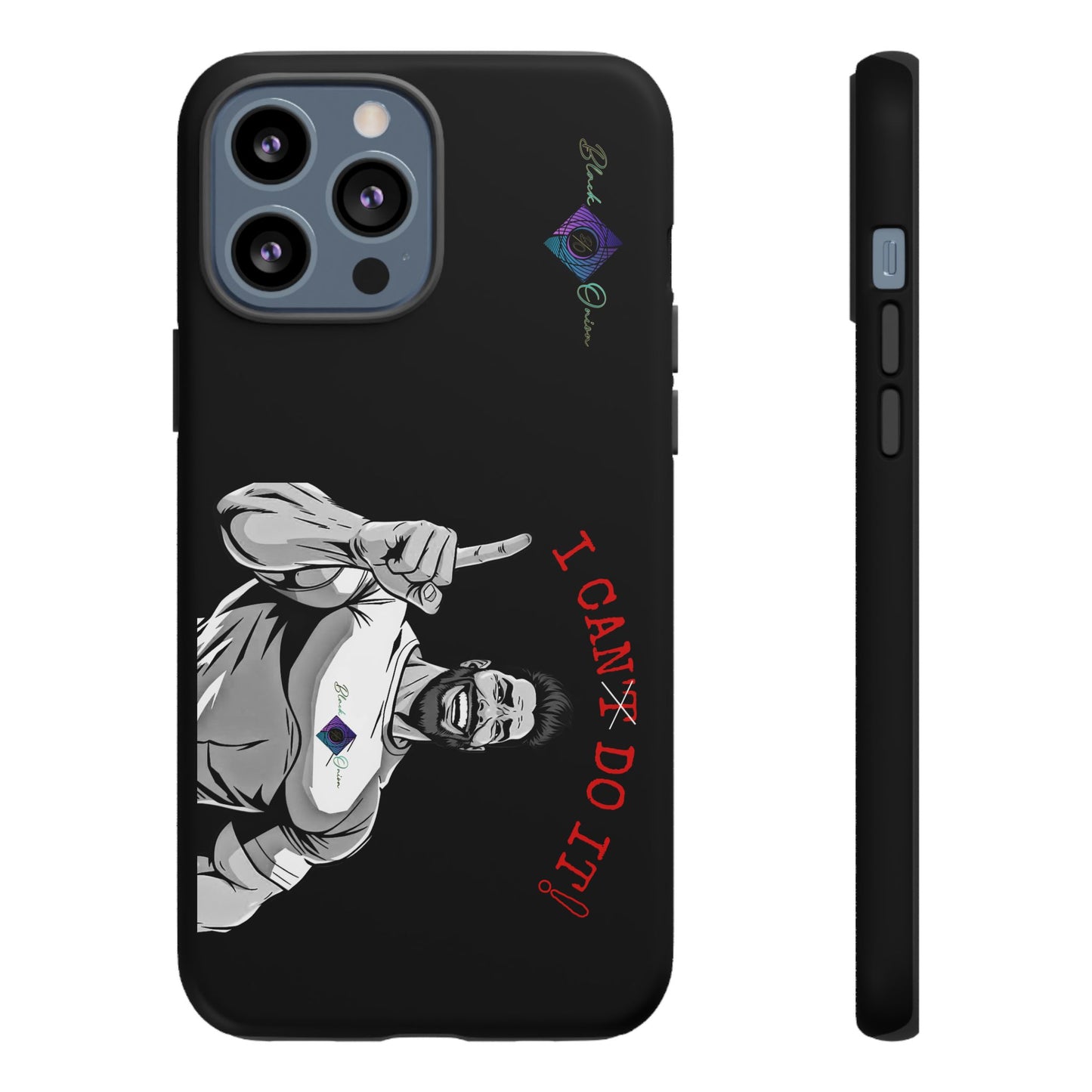 BlackOnion Brand New Phone Case - with Motivational Workout Motif’I Can Do It ‘💪🔥🫵
