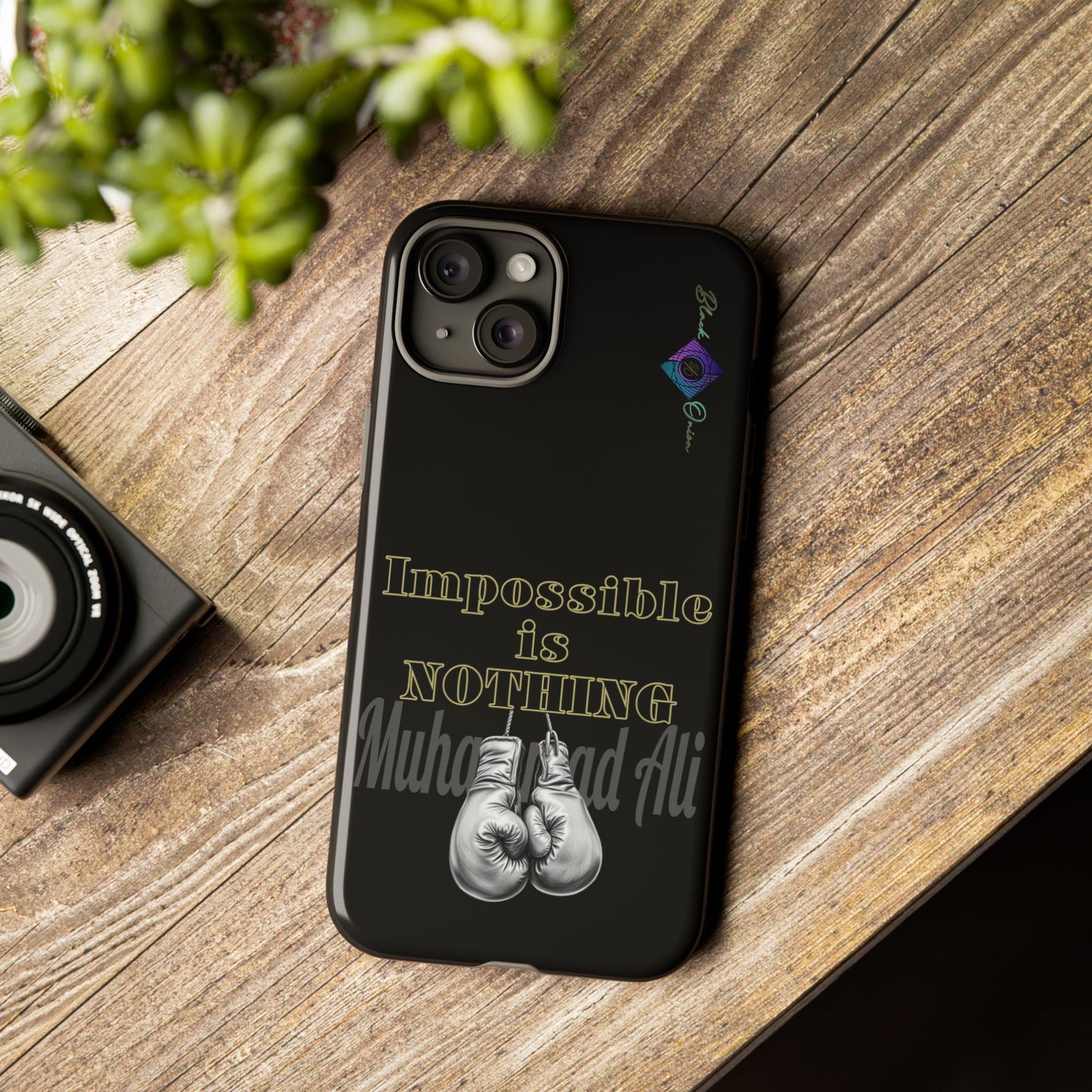 BlackOnion Brand New Phone Case - with Motivational Workout Motif ’Impossible ‘💪🔥🫵