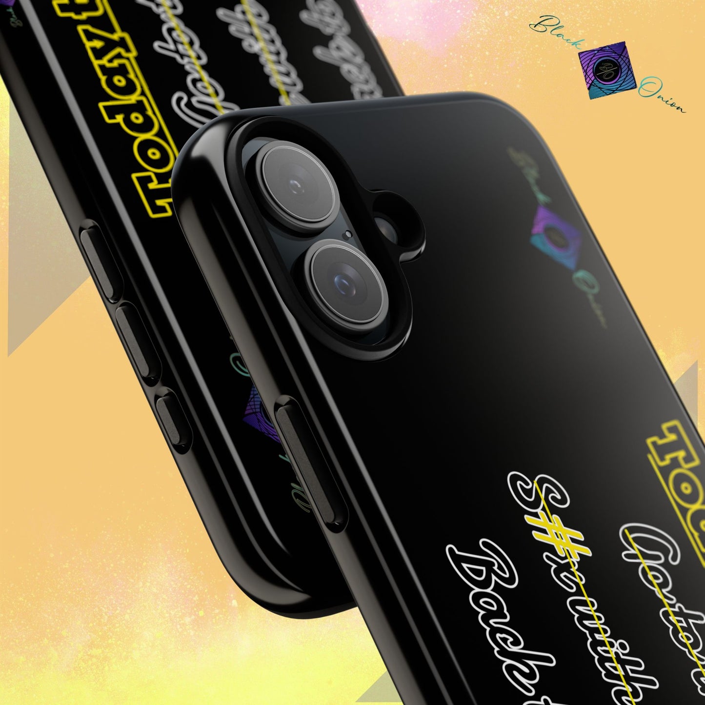 BlackOnion Brand New Phone Case - with Motivational Workout Motif’Today to do list ‘💪🔥🫵