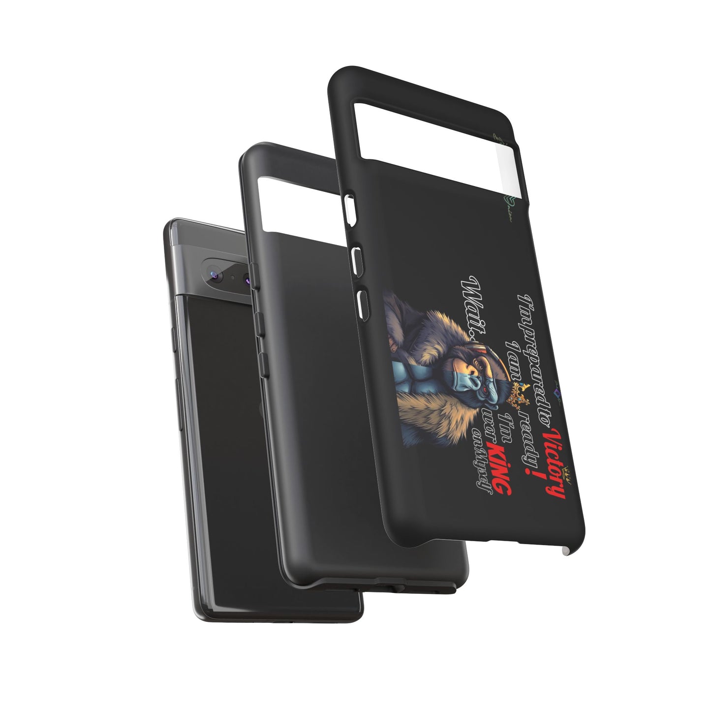 BlackOnion Brand New Phone Case - with Motivational Workout Motif’Victory 👑‘💪🔥🫵
