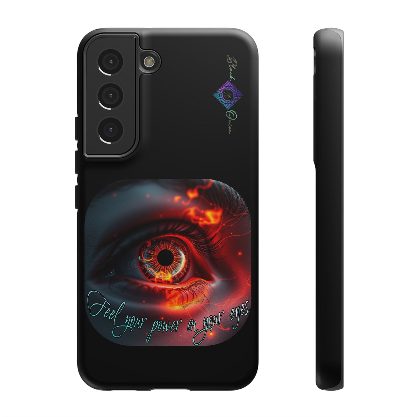 BlackOnion Brand New Phone Case - with Motivational Workout Motif ’Feel your power ‘💪🔥🫵
