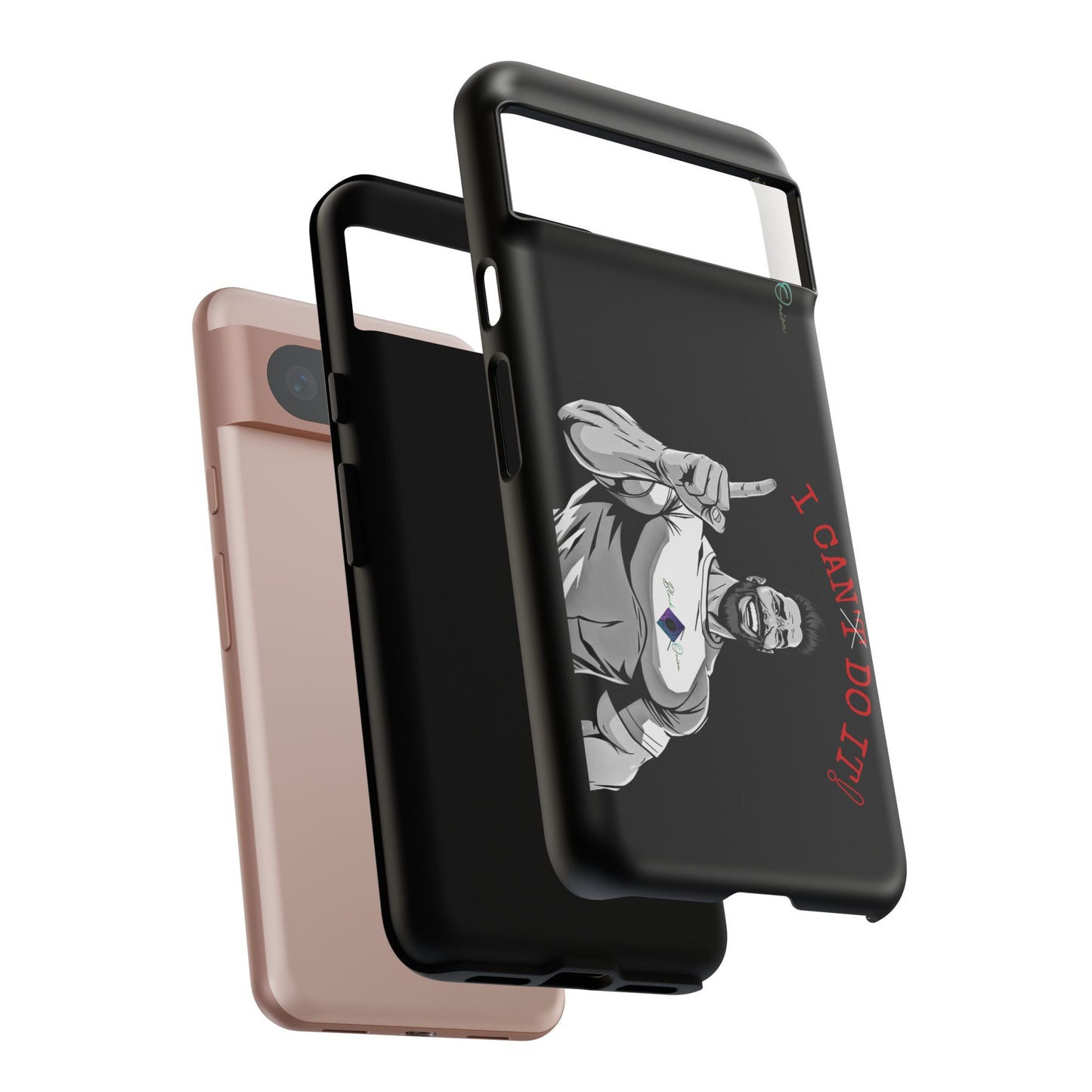 BlackOnion Brand New Phone Case - with Motivational Workout Motif’I Can Do It ‘💪🔥🫵