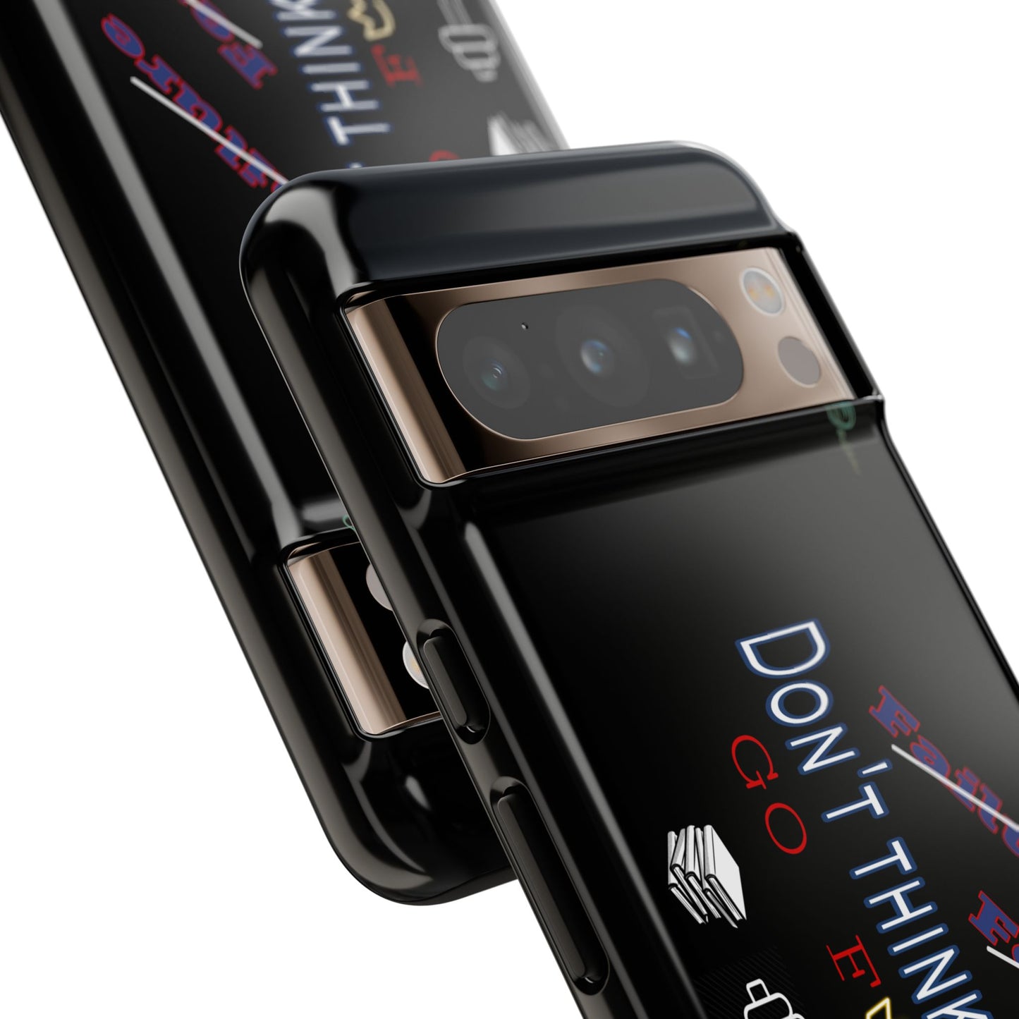 BlackOnion Brand New Phone Case - with Motivational Workout Motif’Don’t think ‘💪🔥🫵
