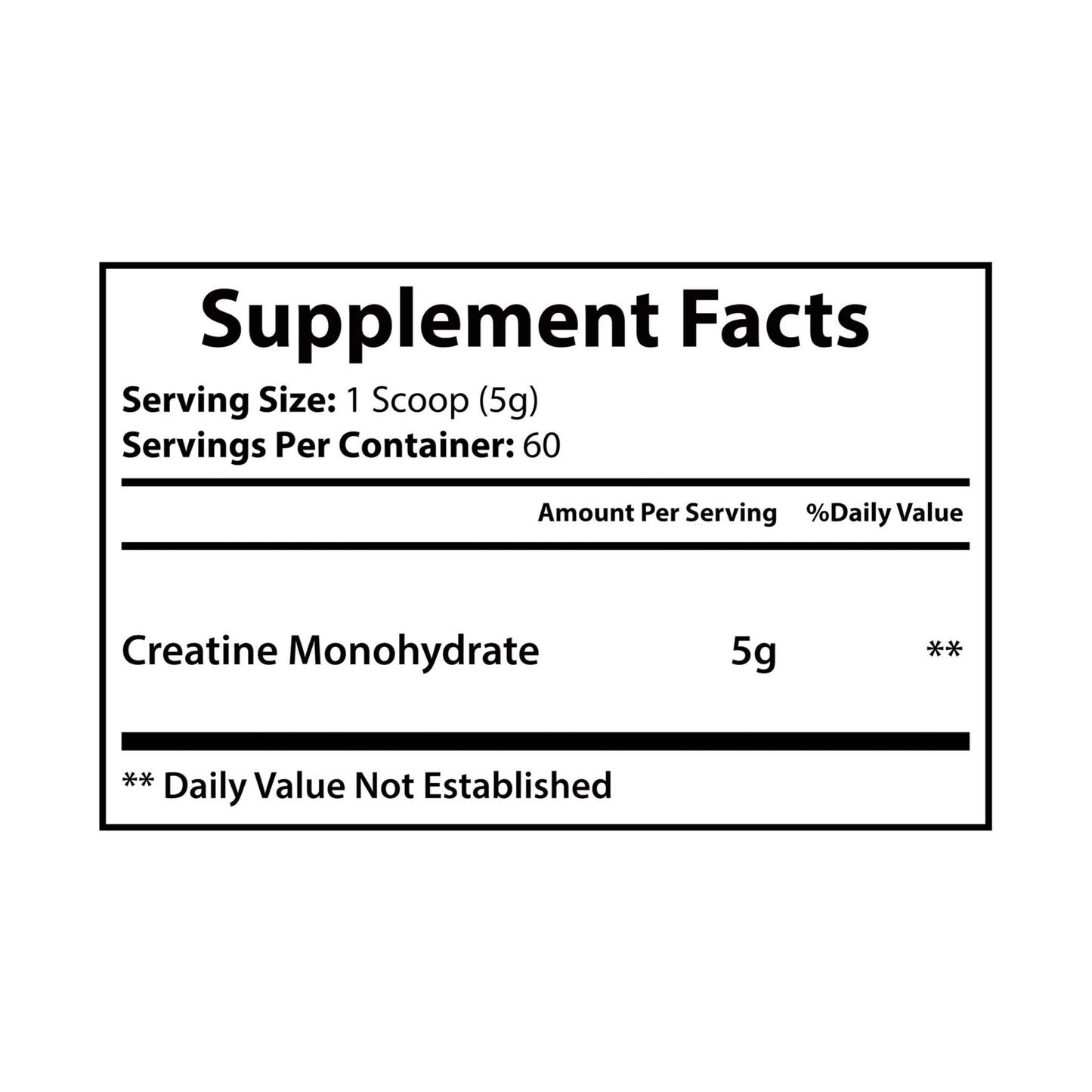 BlackOnion Creatine Monohydrate Supplement (300g, 10.58oz) ๐ฅ๐ช