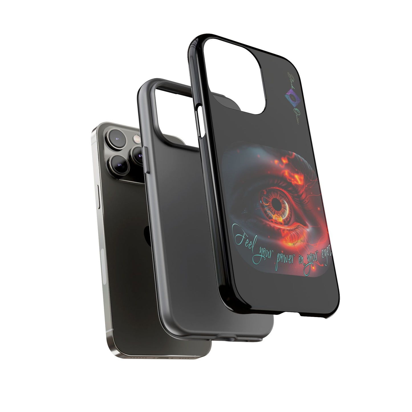 BlackOnion Brand New Phone Case - with Motivational Workout Motif ’Feel your power ‘💪🔥🫵