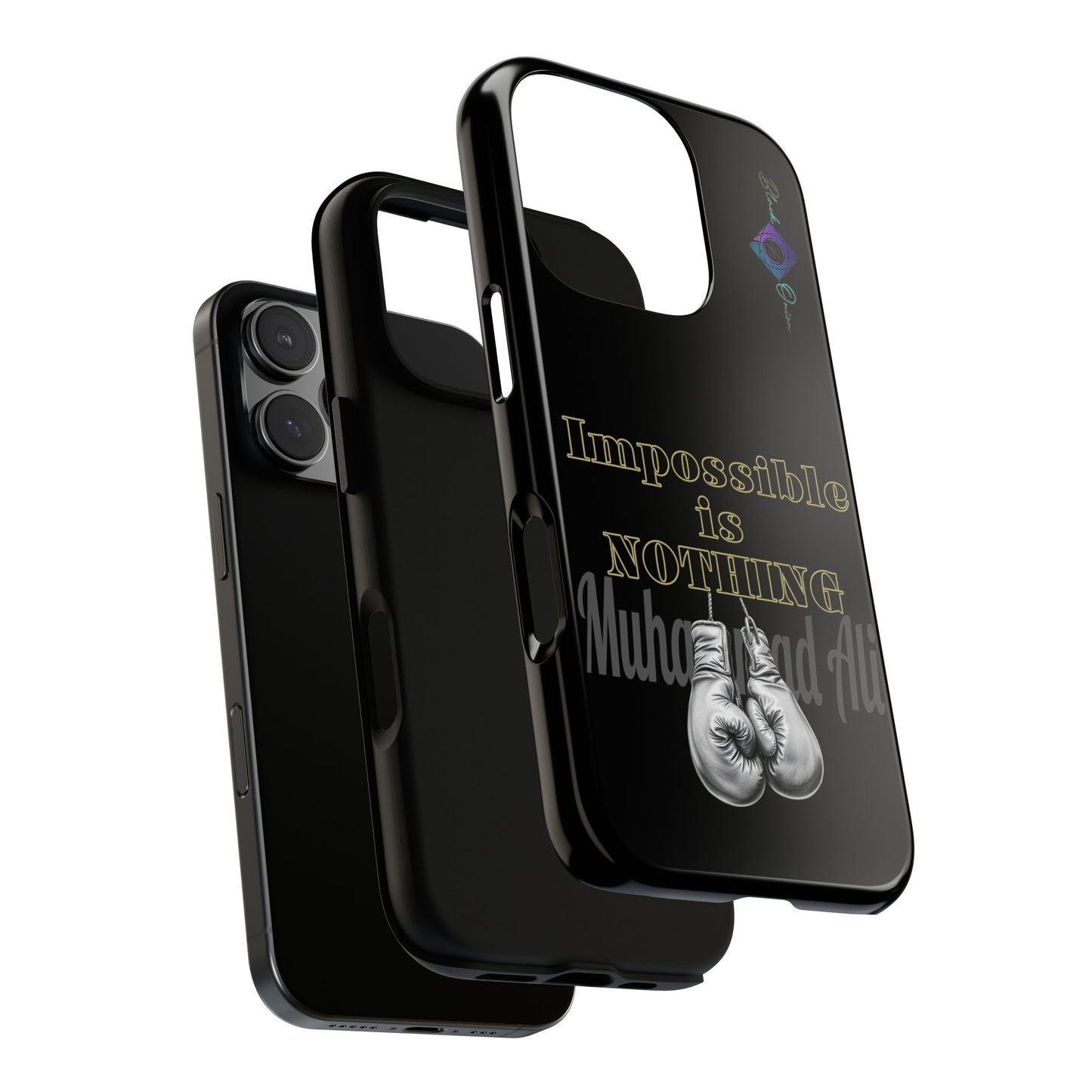 BlackOnion Brand New Phone Case - with Motivational Workout Motif ’Impossible ‘💪🔥🫵