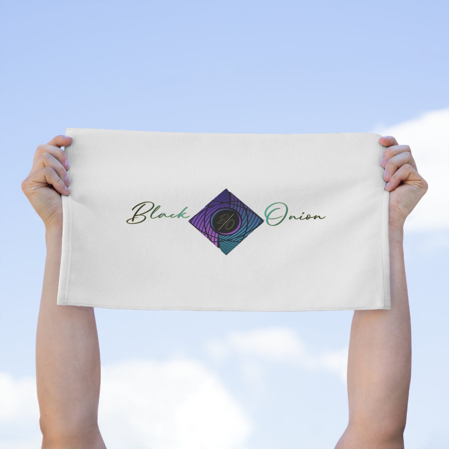 BlackOnion Rally Towel – Vibrant Sports Towel for Fans and Events
