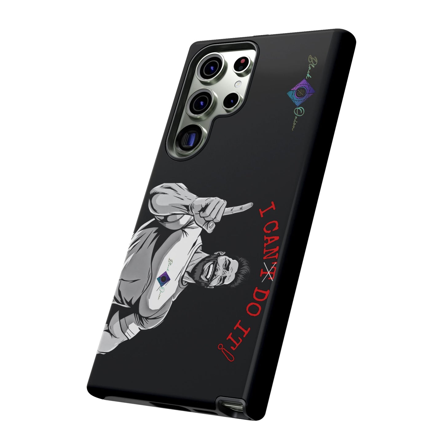 BlackOnion Brand New Phone Case - with Motivational Workout Motif’I Can Do It ‘💪🔥🫵