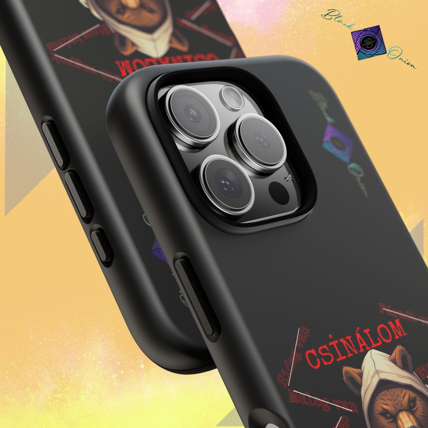 BlackOnion Brand New Phone Case - with Motivational Workout Motif ‘Csinálom ‘💪🔥🫵