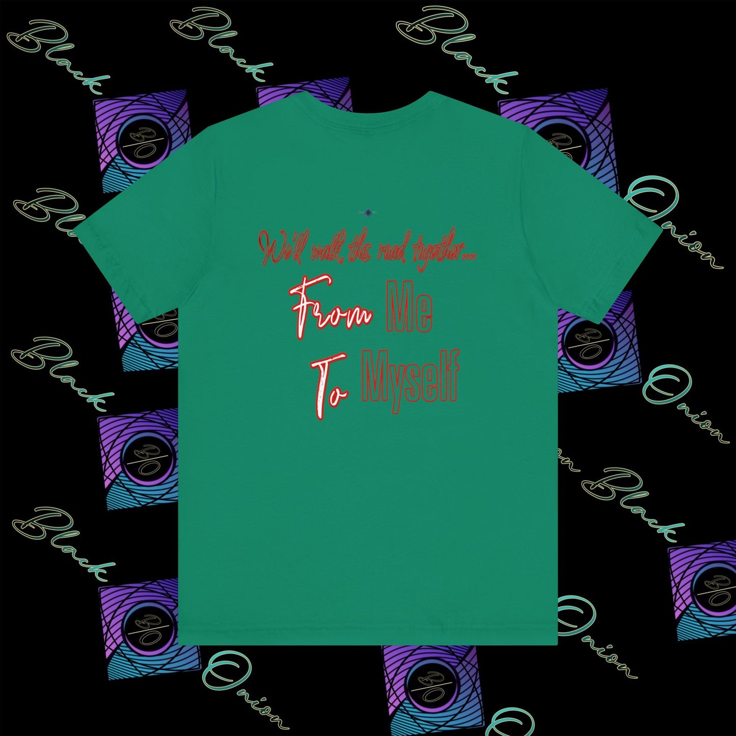BlackOnion 'From Me ,To Myself' T-Shirt with Workout Motif V4๐ช๐ฅ
