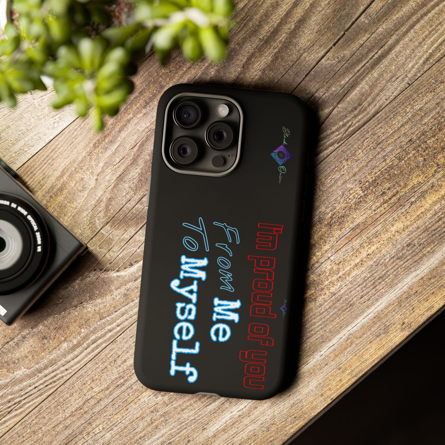 BlackOnion Brand New Phone Case - with Motivational Workout Motif’I’m proud of you ‘💪🔥🫵