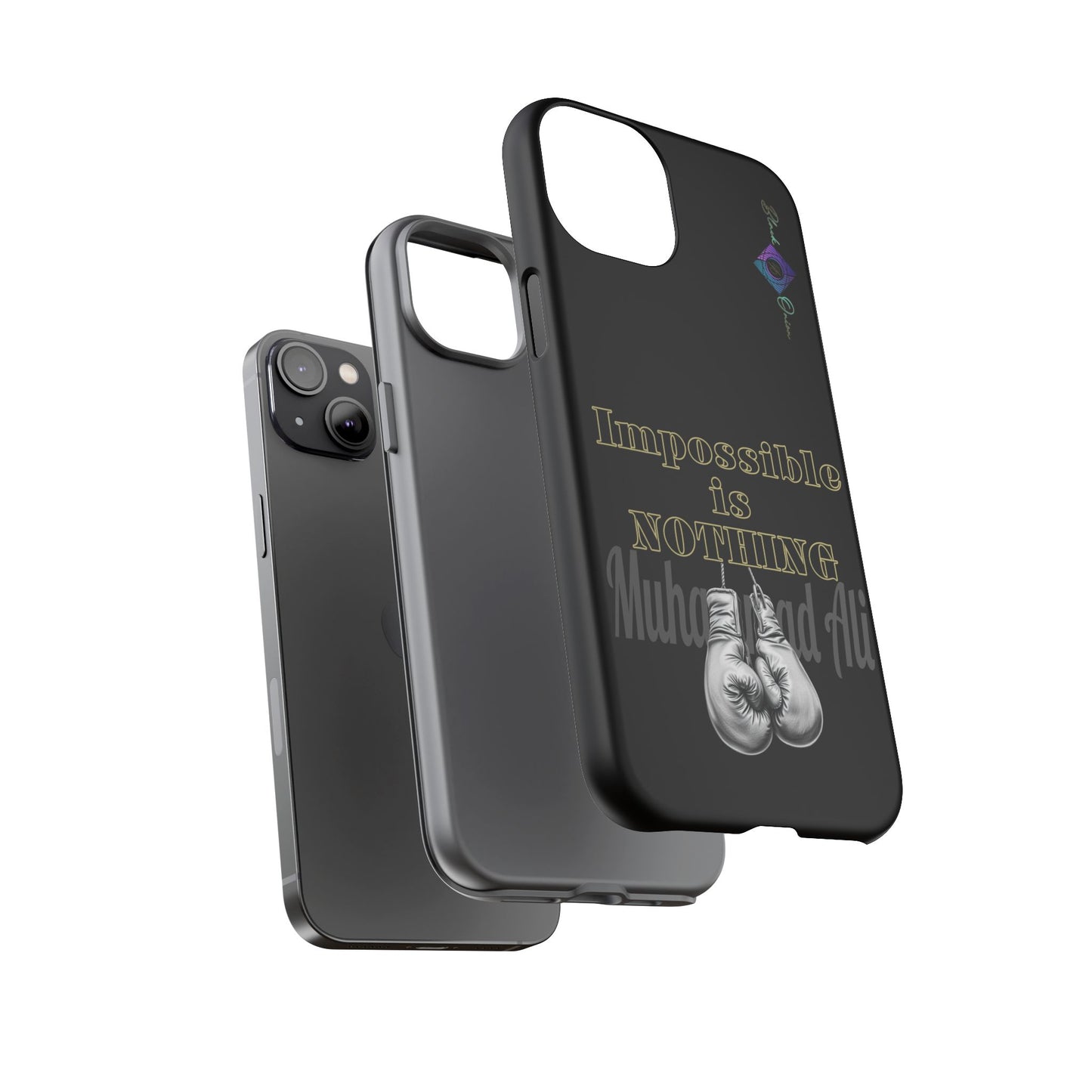 BlackOnion Brand New Phone Case - with Motivational Workout Motif ’Impossible ‘💪🔥🫵