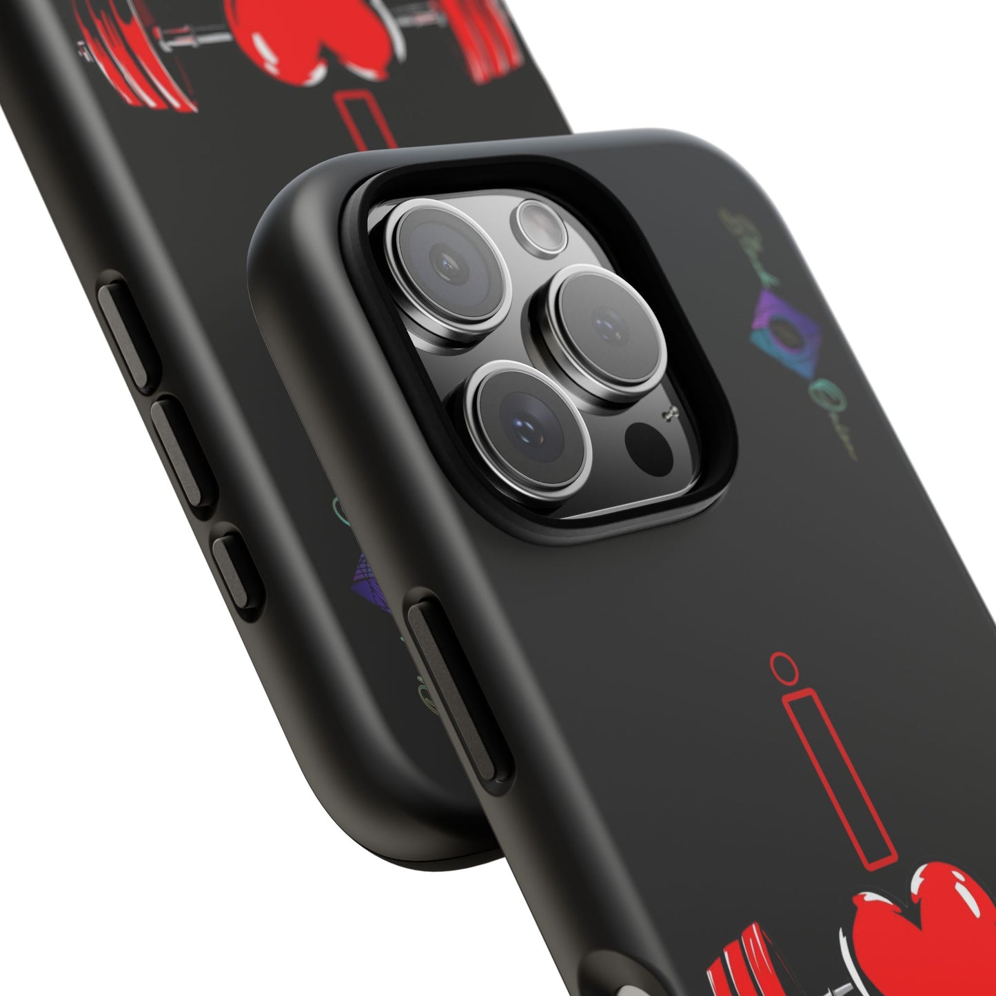 BlackOnion Brand New Phone Case - with Motivational Workout Motif’I Love Gym ‘💪🔥🫵