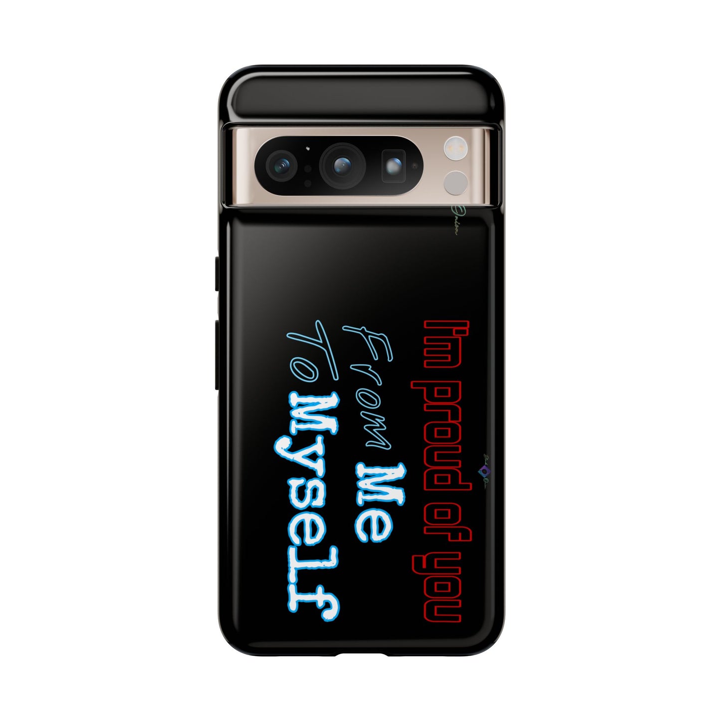 BlackOnion Brand New Phone Case - with Motivational Workout Motif’I’m proud of you ‘💪🔥🫵