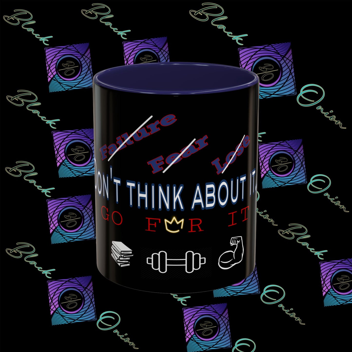 BlackOnion Coffee Mug - 11oz with ‘Don’t think about it’🔥💪🫵