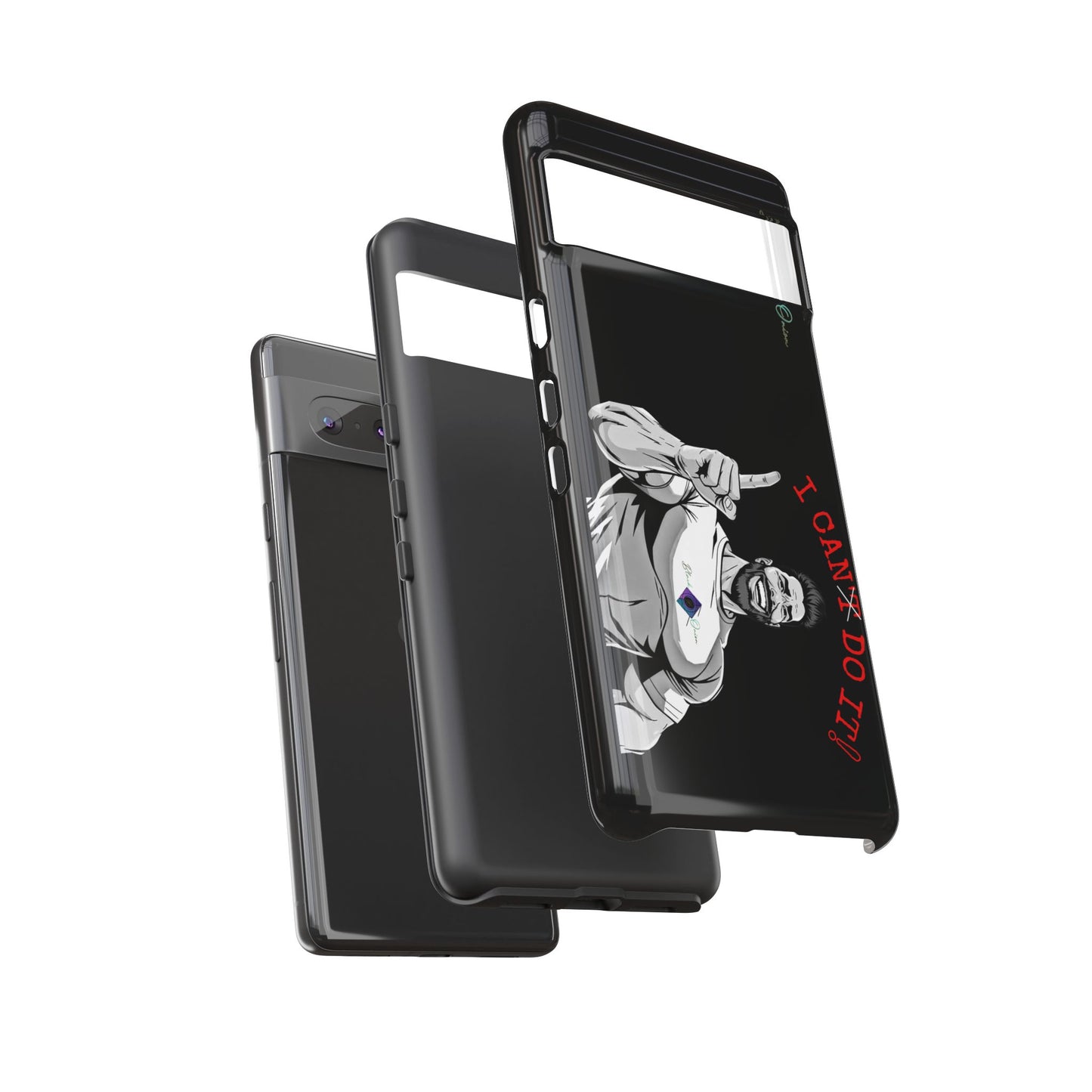 BlackOnion Brand New Phone Case - with Motivational Workout Motif’I Can Do It ‘💪🔥🫵