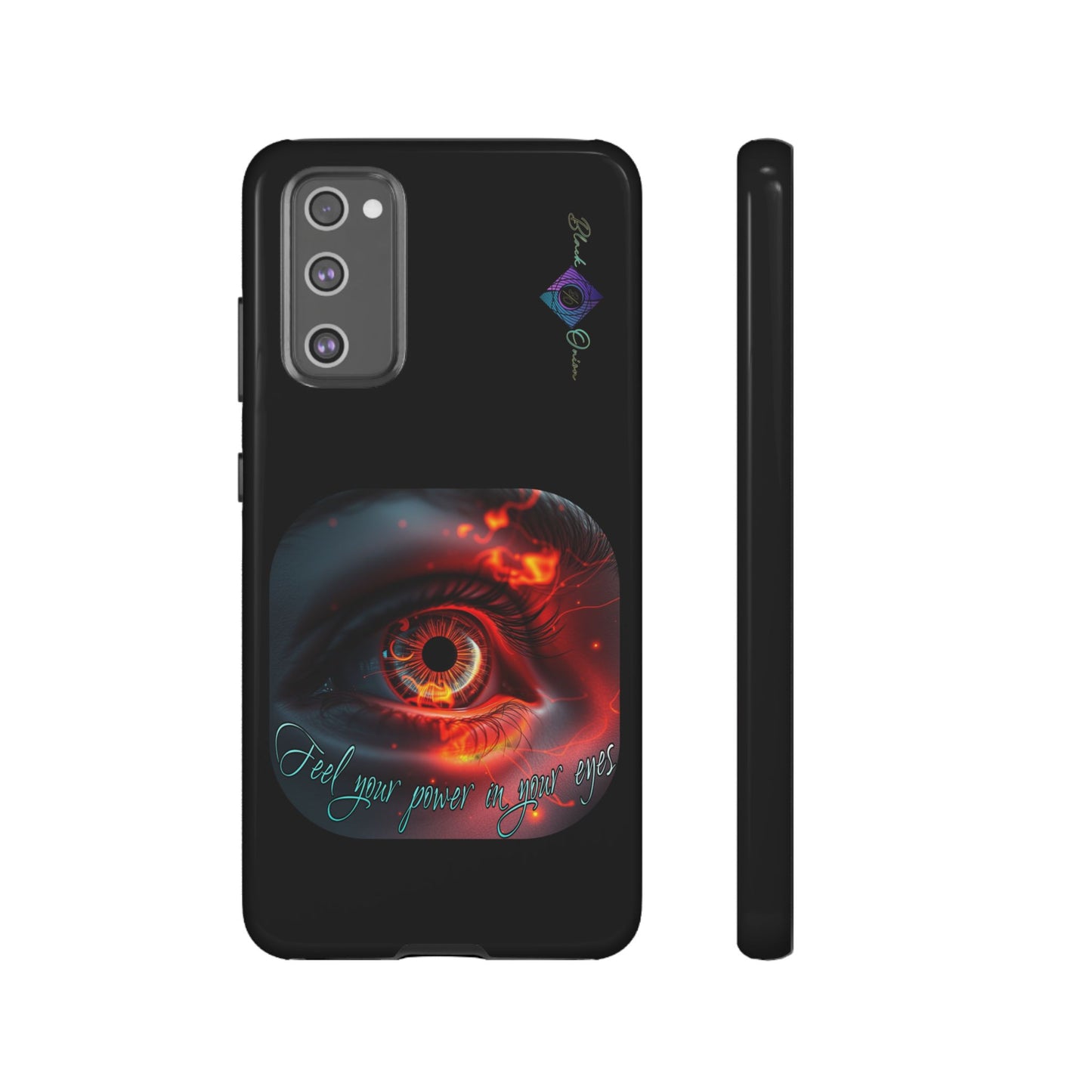 BlackOnion Brand New Phone Case - with Motivational Workout Motif ’Feel your power ‘💪🔥🫵