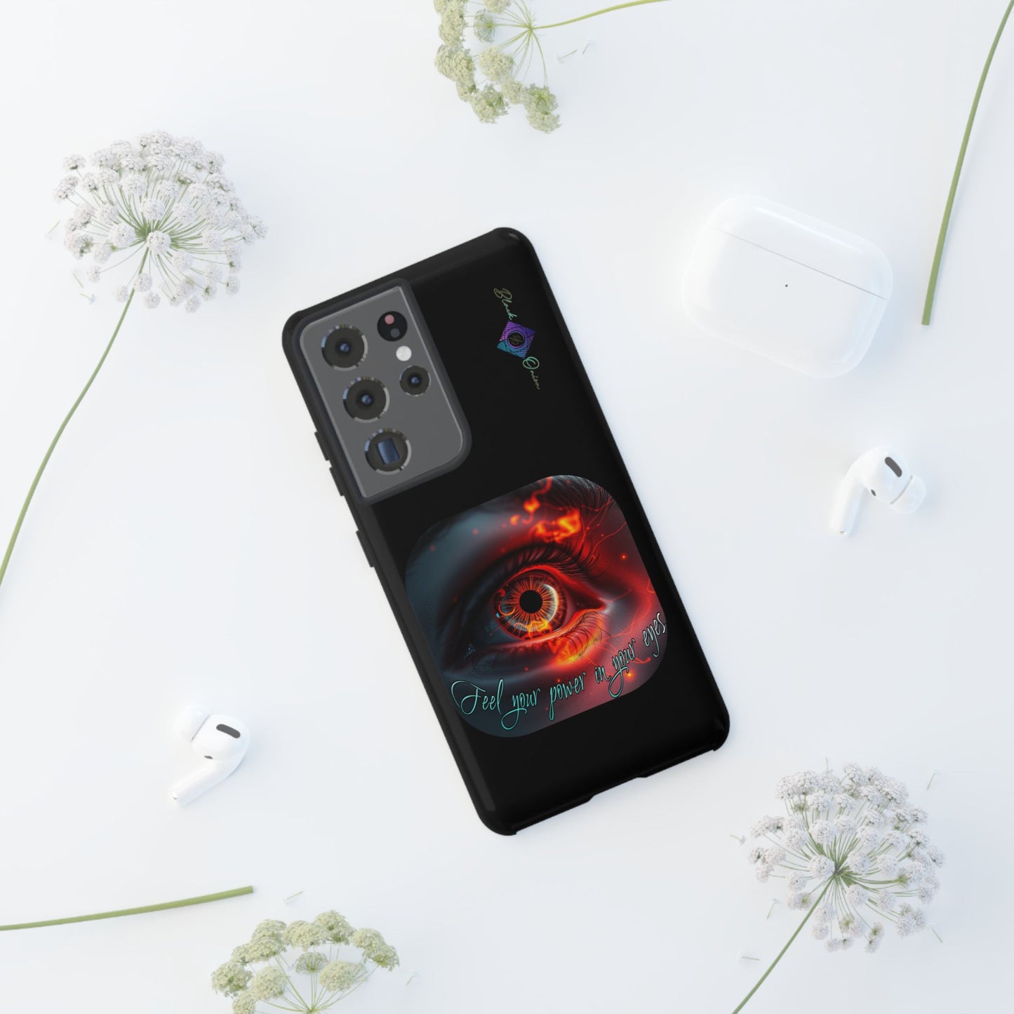BlackOnion Brand New Phone Case - with Motivational Workout Motif ’Feel your power ‘💪🔥🫵