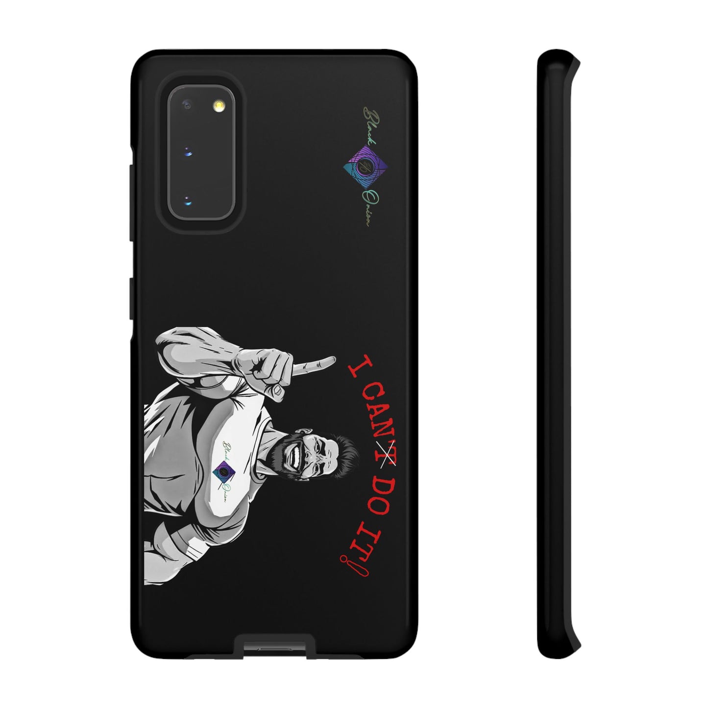 BlackOnion Brand New Phone Case - with Motivational Workout Motif’I Can Do It ‘💪🔥🫵