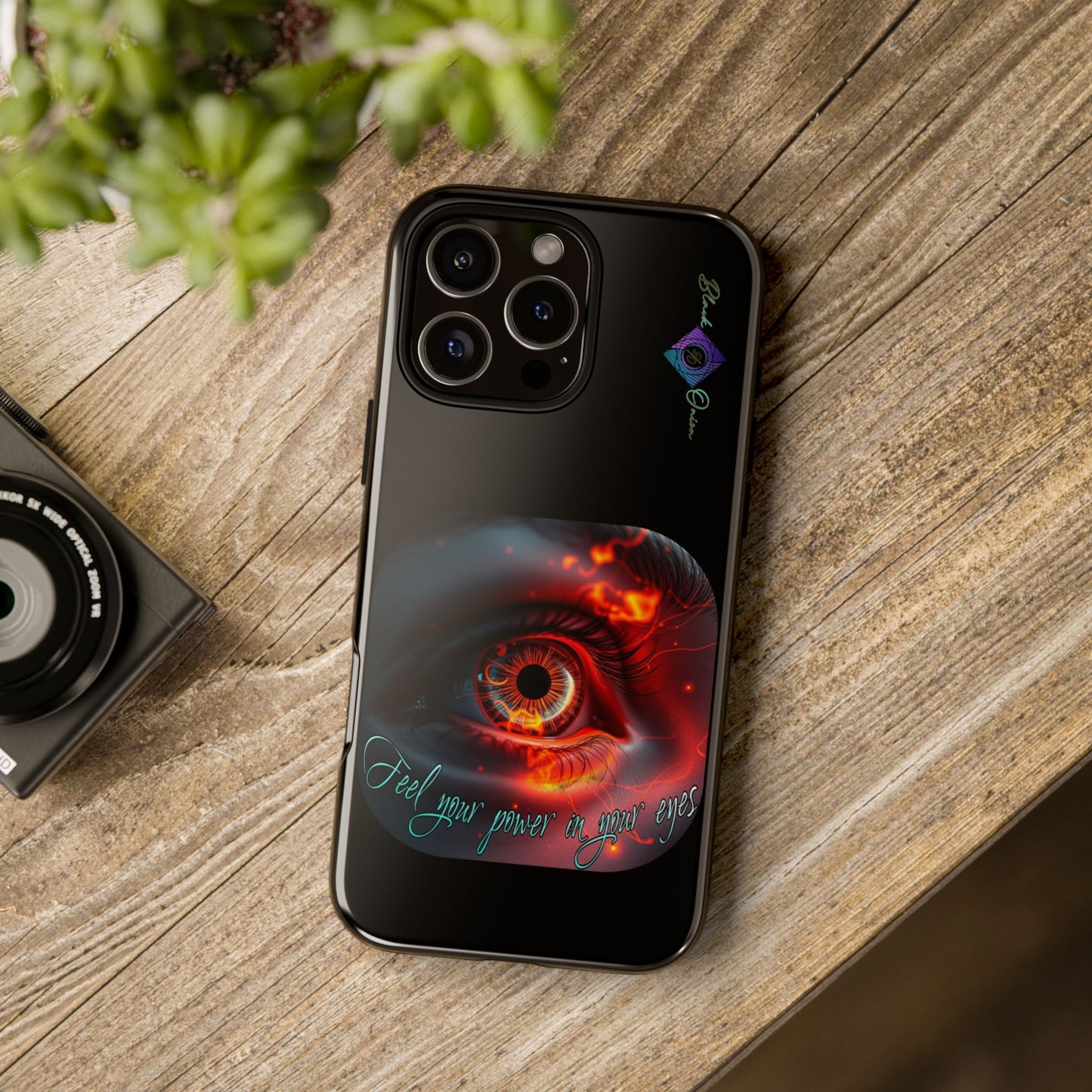 BlackOnion Brand New Phone Case - with Motivational Workout Motif ’Feel your power ‘💪🔥🫵