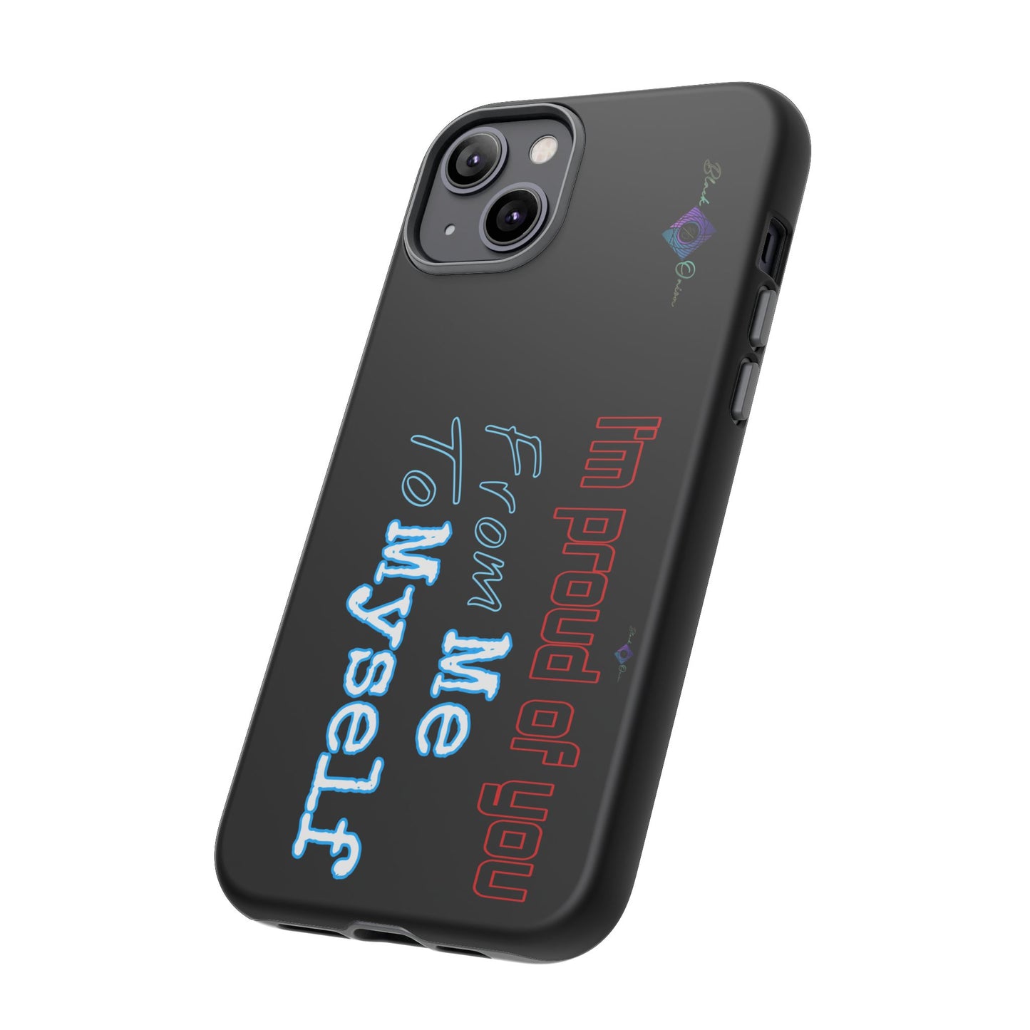 BlackOnion Brand New Phone Case - with Motivational Workout Motif’I’m proud of you ‘💪🔥🫵