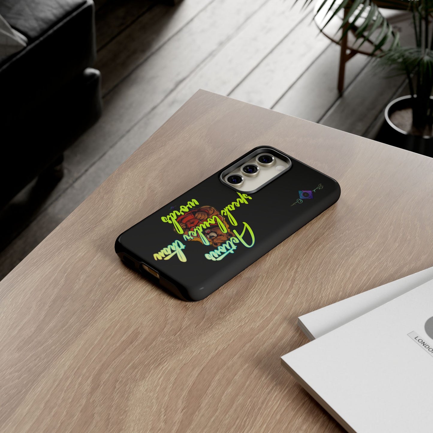 BlackOnion Brand New Phone Case - with Motivational Workout Motif ‘Actions speak lauder ‘💪🔥🫵