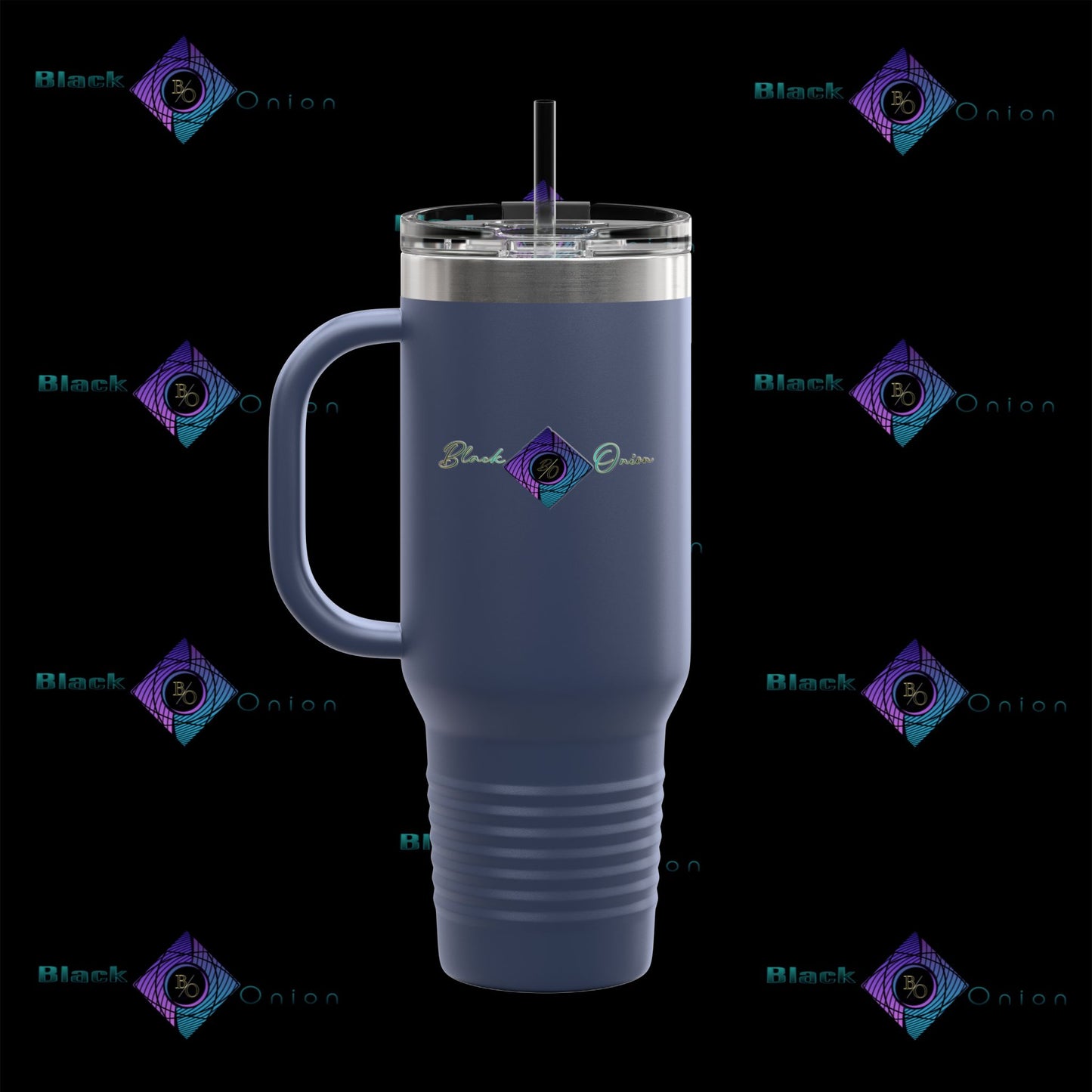 BlackOnion Travel Mug - 40oz with Straw