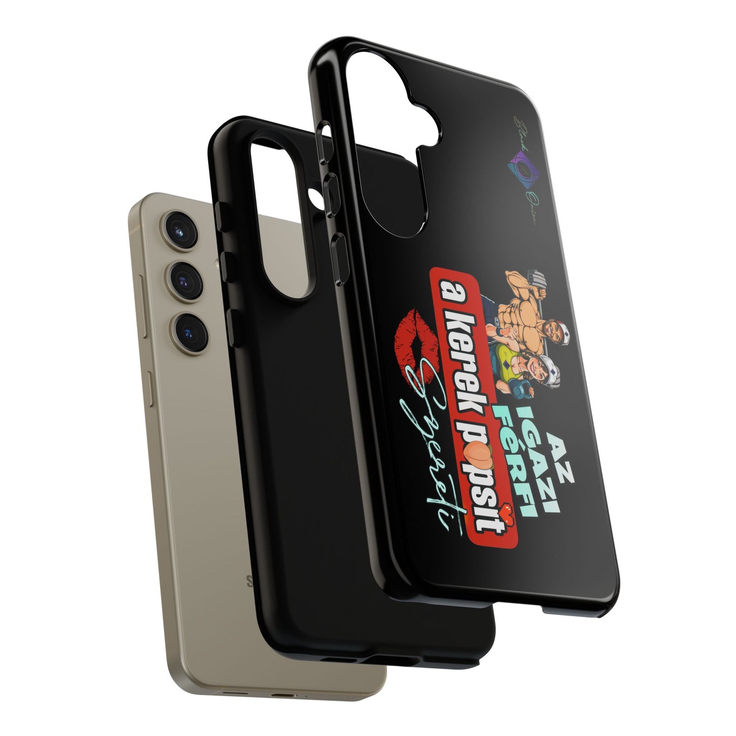 BlackOnion Brand New Phone Case - with Motivational Workout Motif ‘Az igazi férfi ‘💪🔥🫵
