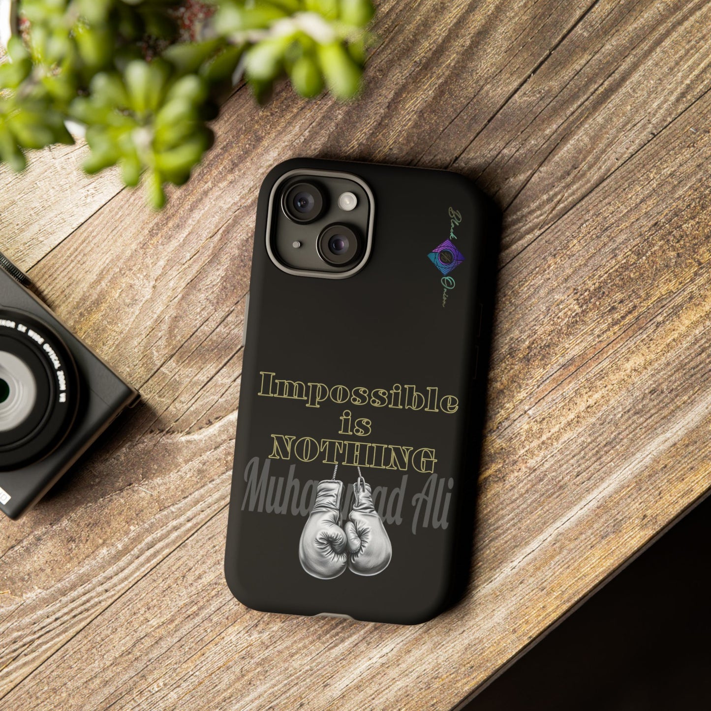 BlackOnion Brand New Phone Case - with Motivational Workout Motif ’Impossible ‘💪🔥🫵