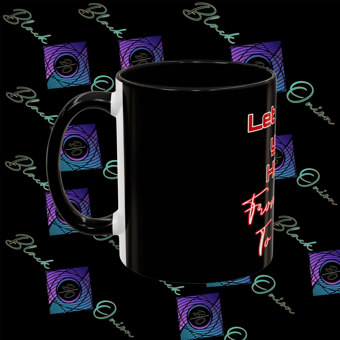 BlackOnion Coffee Mug Serial 2 with Workout Motif ‘Let me be your Hero’🫵🔥💪