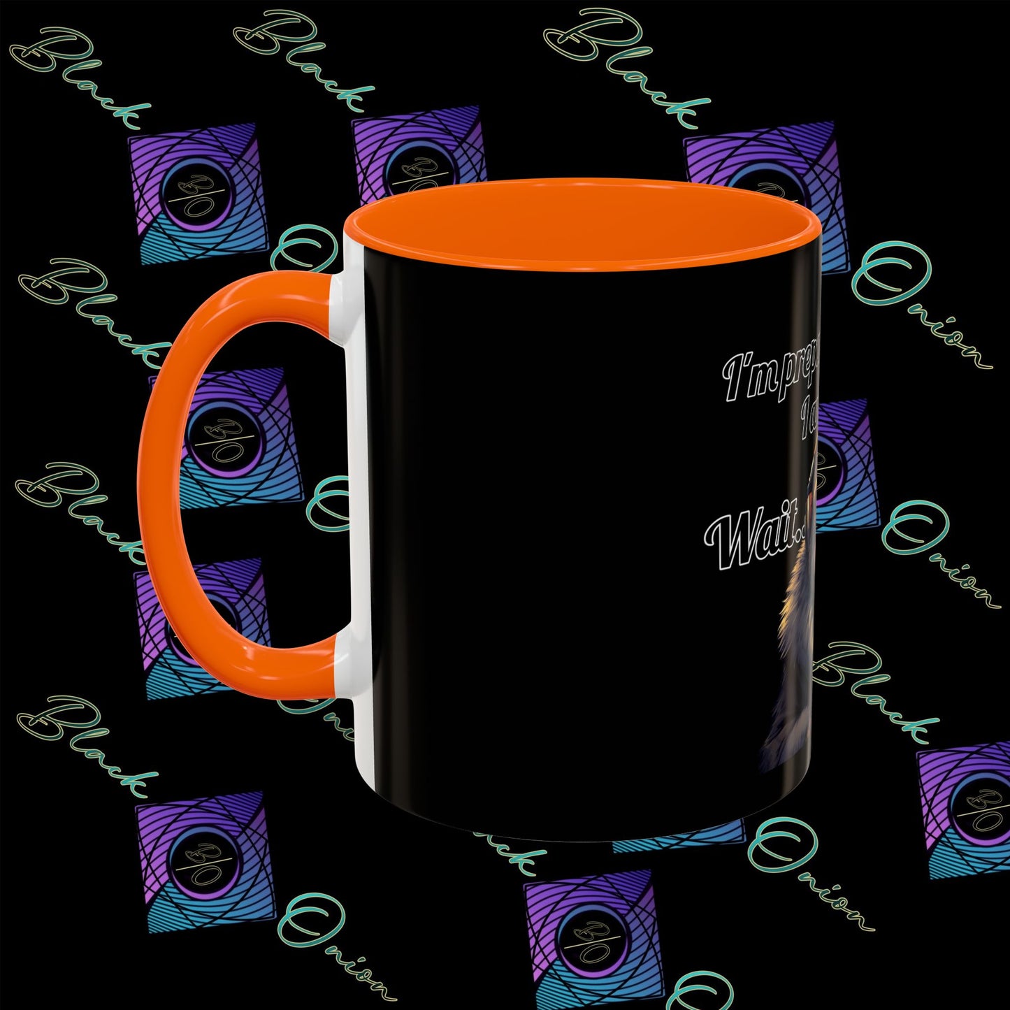 BlackOnion Coffee Mug 2 with Workout Motif ‘Victory V2’🫵🔥💪