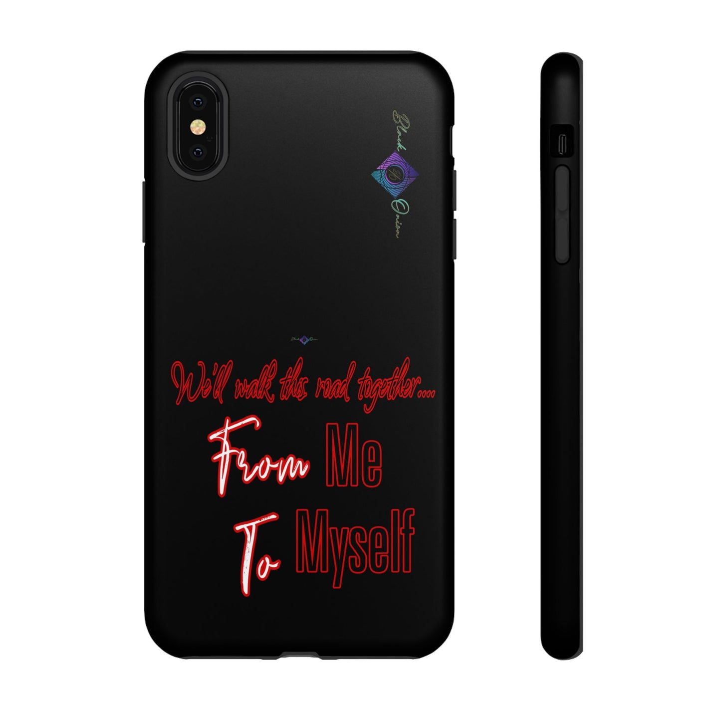 BlackOnion Brand New Phone Case - with Motivational Workout Motif’We’ll walk ‘💪🔥🫵