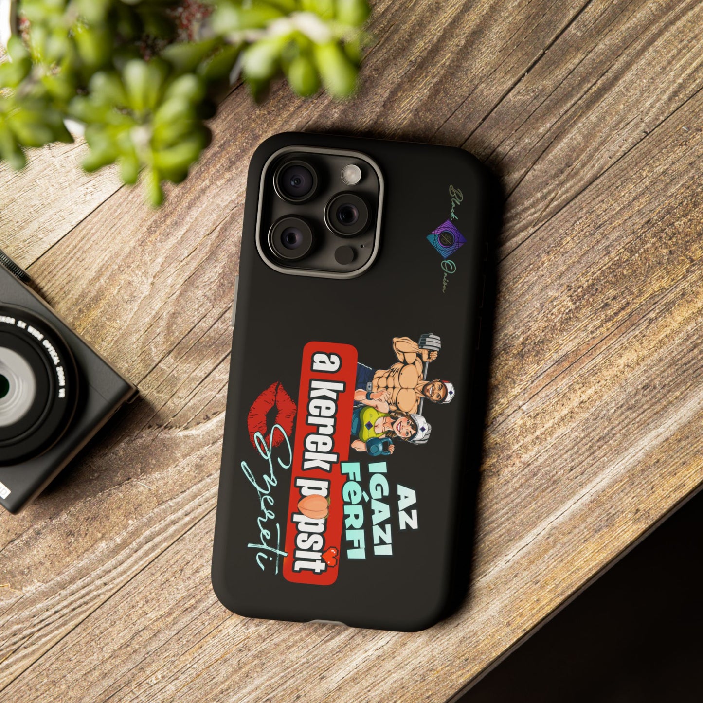 BlackOnion Brand New Phone Case - with Motivational Workout Motif ‘Az igazi férfi ‘💪🔥🫵