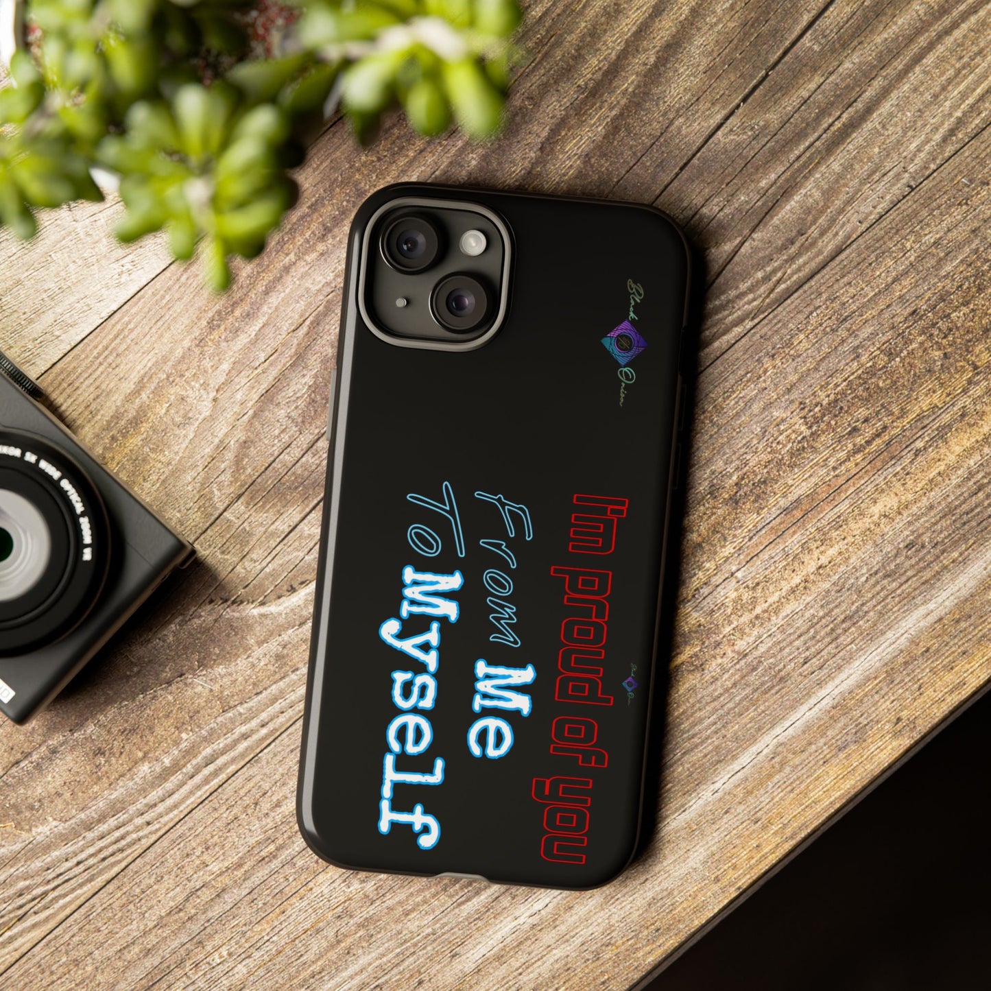 BlackOnion Brand New Phone Case - with Motivational Workout Motif’I’m proud of you ‘💪🔥🫵