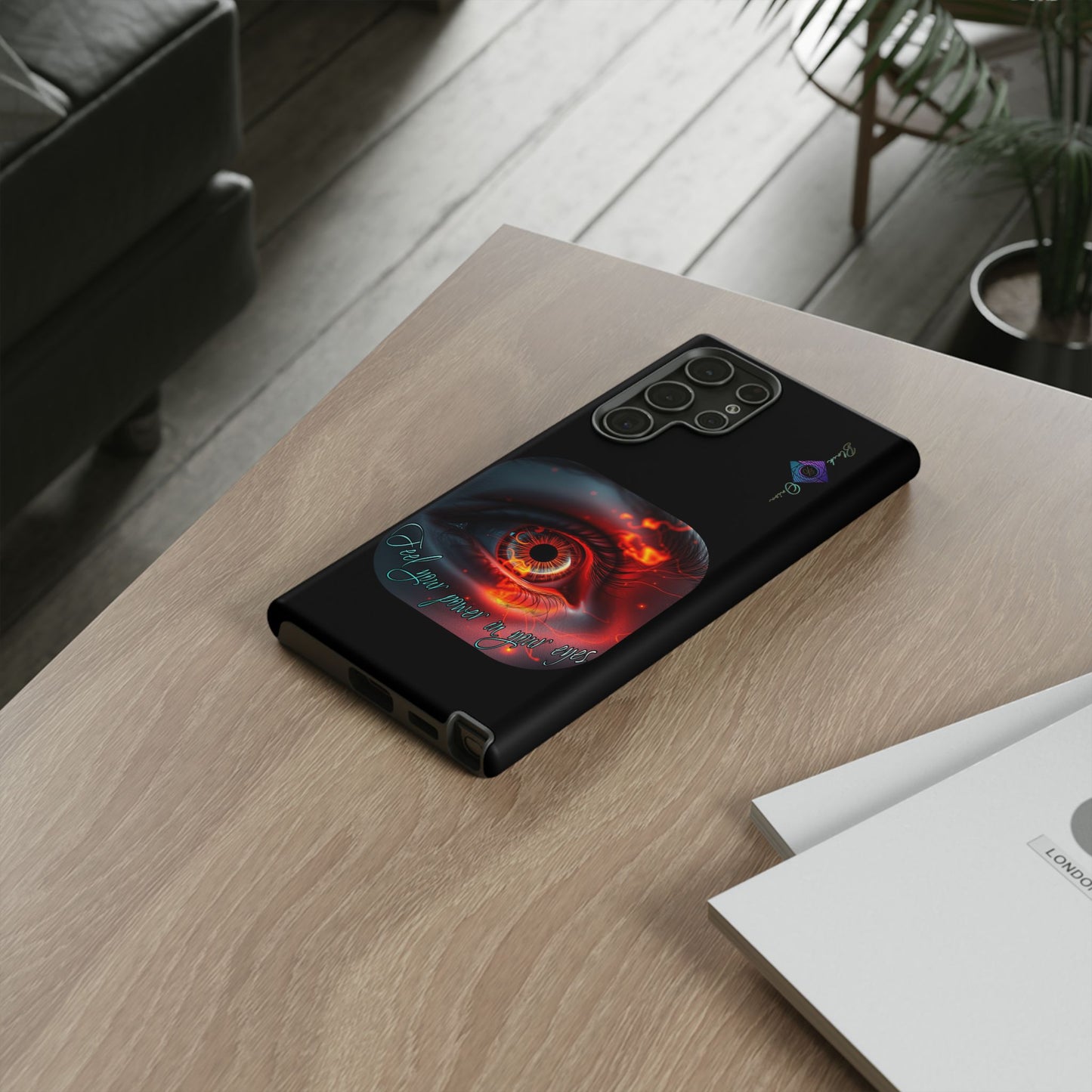 BlackOnion Brand New Phone Case - with Motivational Workout Motif ’Feel your power ‘💪🔥🫵