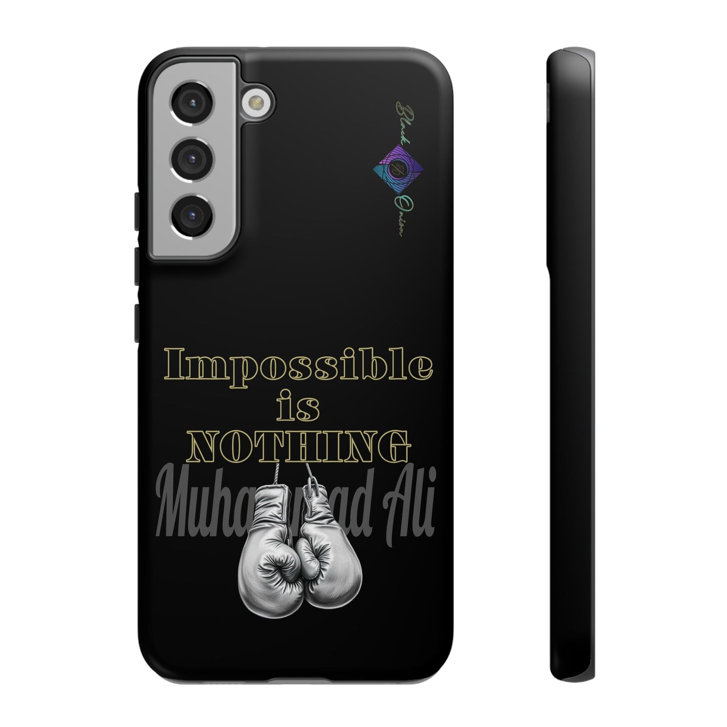 BlackOnion Brand New Phone Case - with Motivational Workout Motif ’Impossible ‘💪🔥🫵