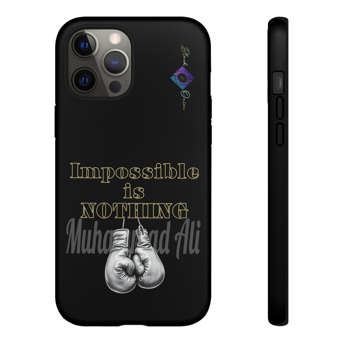 BlackOnion Brand New Phone Case - with Motivational Workout Motif ’Impossible ‘💪🔥🫵