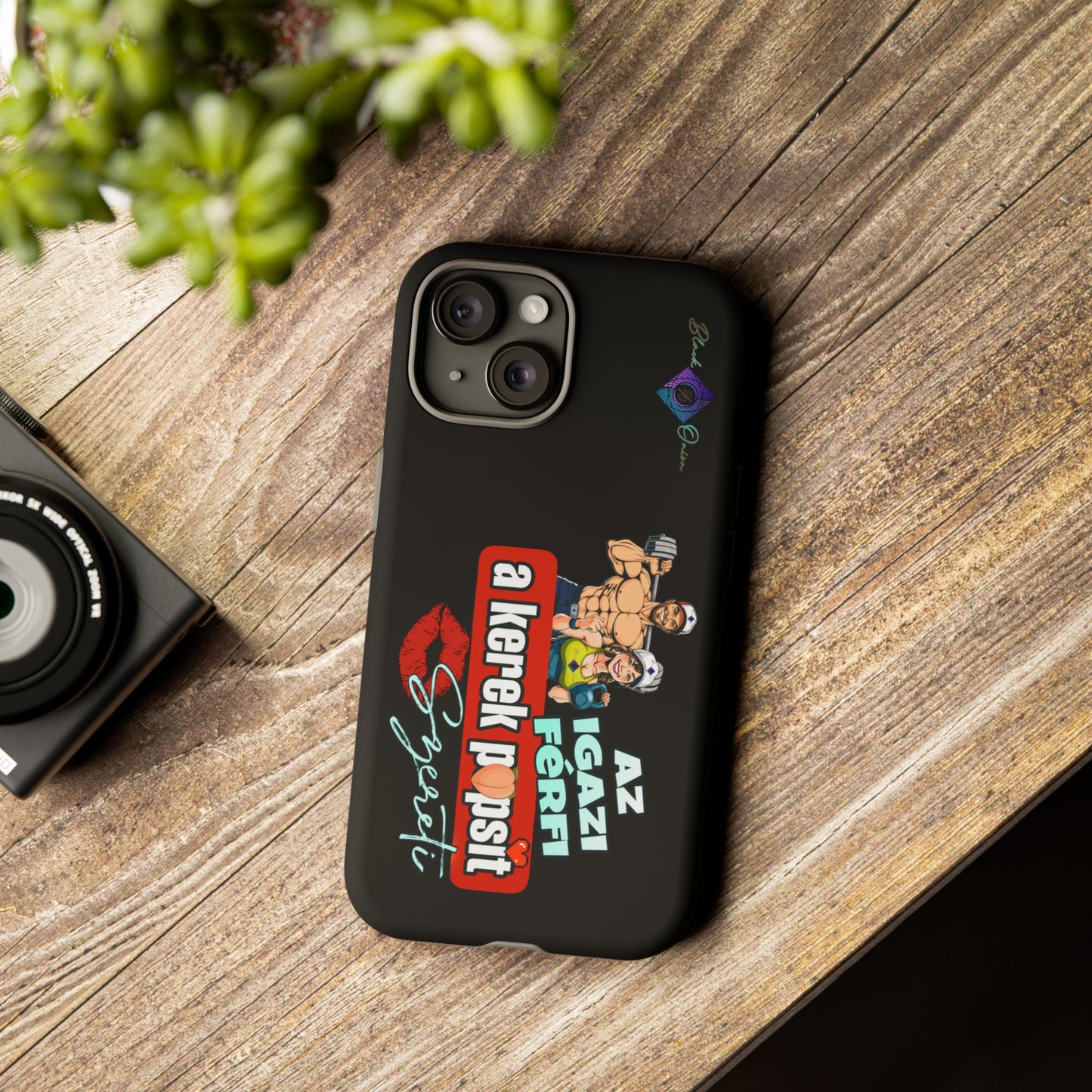 BlackOnion Brand New Phone Case - with Motivational Workout Motif ‘Az igazi férfi ‘💪🔥🫵