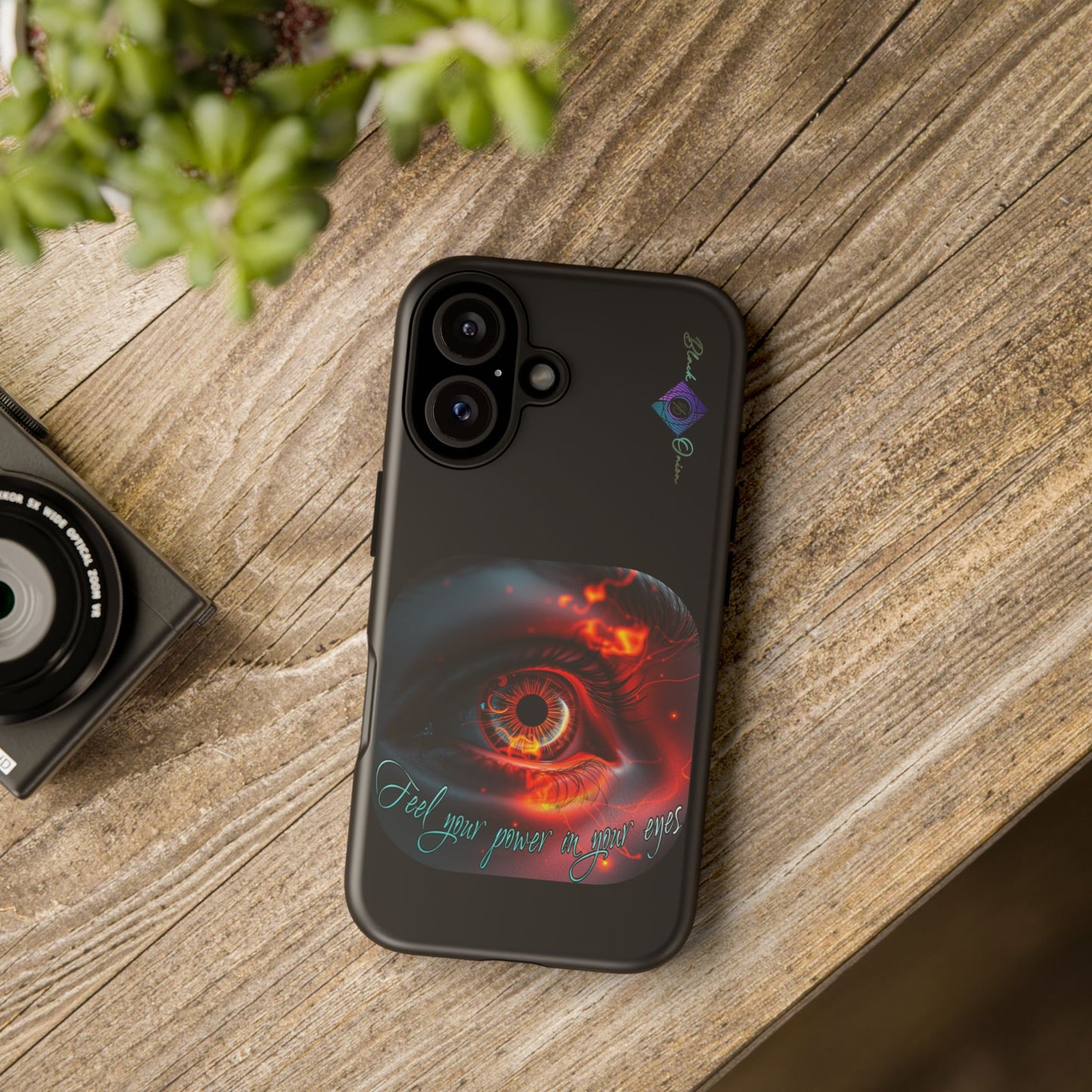 BlackOnion Brand New Phone Case - with Motivational Workout Motif ’Feel your power ‘💪🔥🫵