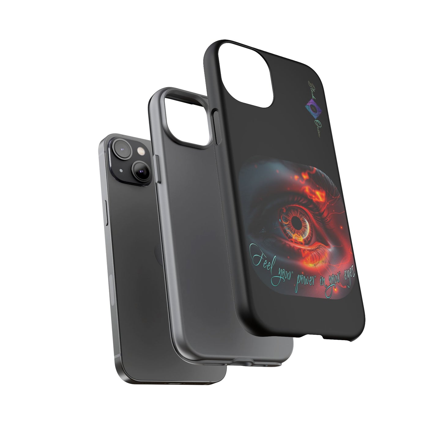 BlackOnion Brand New Phone Case - with Motivational Workout Motif ’Feel your power ‘💪🔥🫵