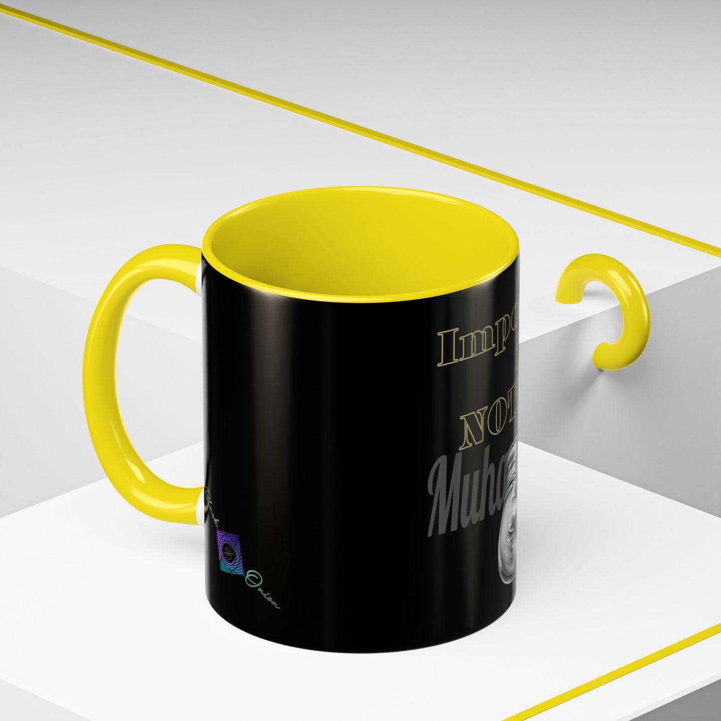 BlackOnion Coffee Mug 2 with Workout Motif ‘Impossible is NothingV2’🫵🔥💪