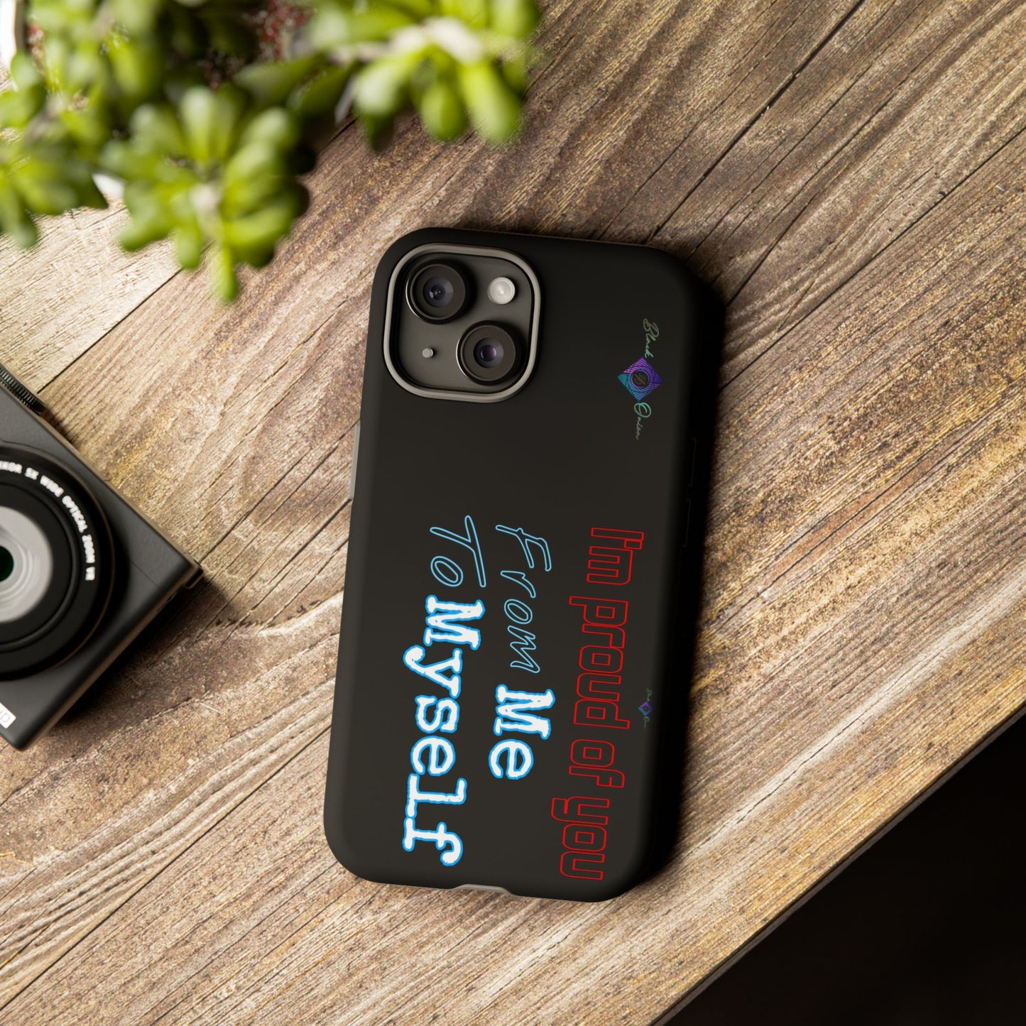 BlackOnion Brand New Phone Case - with Motivational Workout Motif’I’m proud of you ‘💪🔥🫵