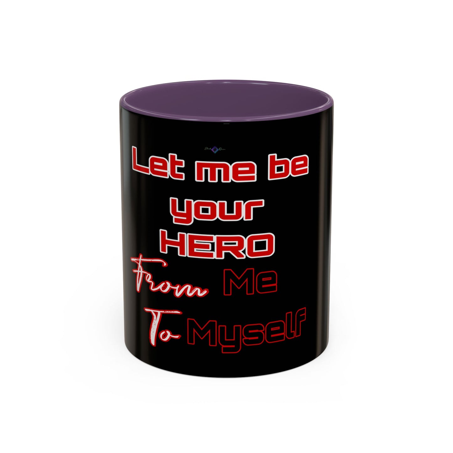 BlackOnion Coffee Mug - 11oz with Workout Motif ‘Let me be your Hero’🔥💪🫵