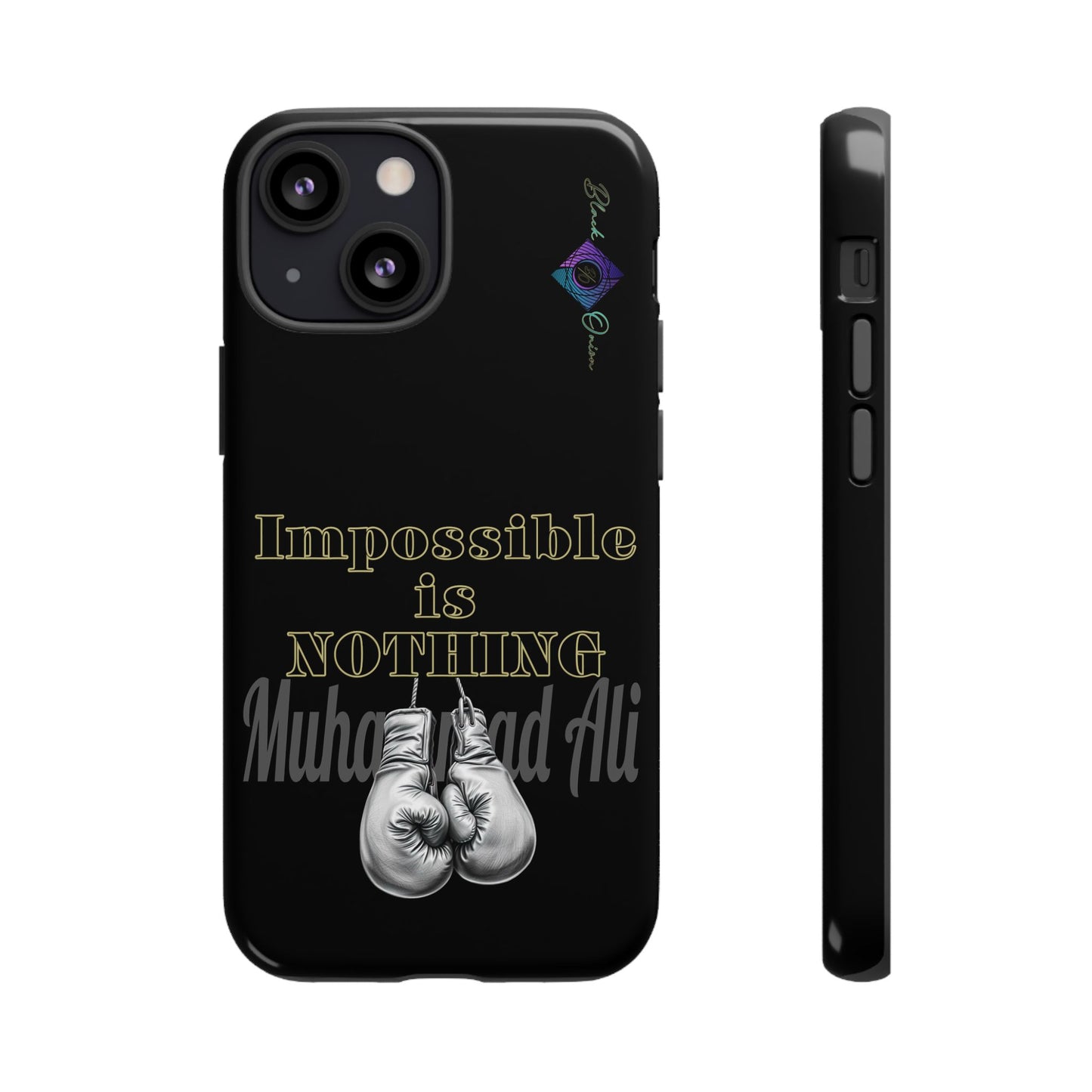 BlackOnion Brand New Phone Case - with Motivational Workout Motif ’Impossible ‘💪🔥🫵