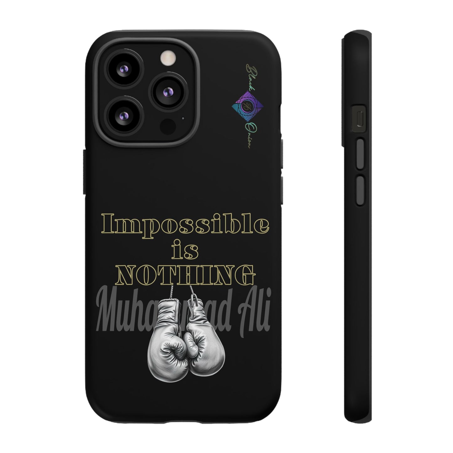BlackOnion Brand New Phone Case - with Motivational Workout Motif ’Impossible ‘💪🔥🫵