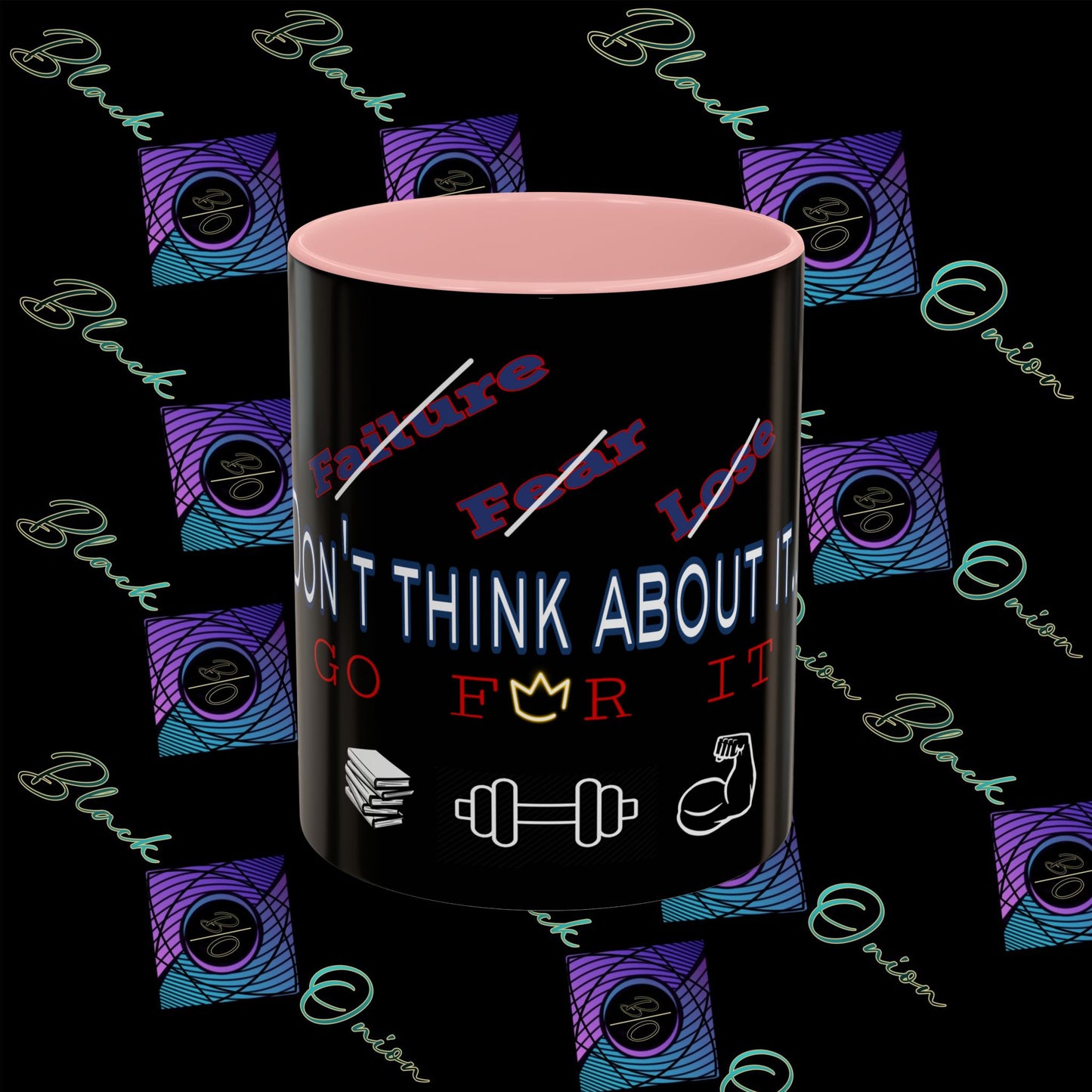BlackOnion Coffee Mug - 11oz with ‘Don’t think about it’🔥💪🫵