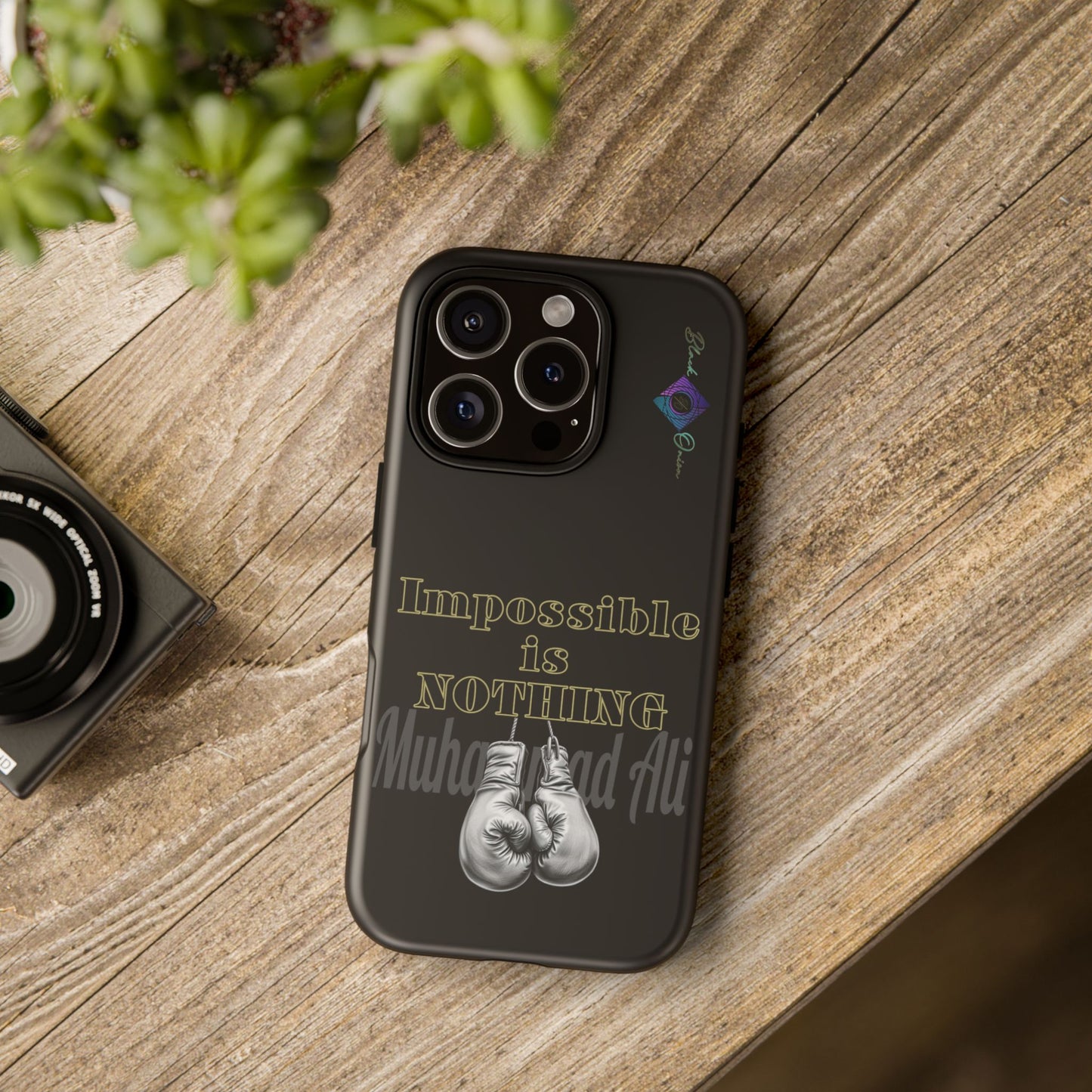 BlackOnion Brand New Phone Case - with Motivational Workout Motif ’Impossible ‘💪🔥🫵